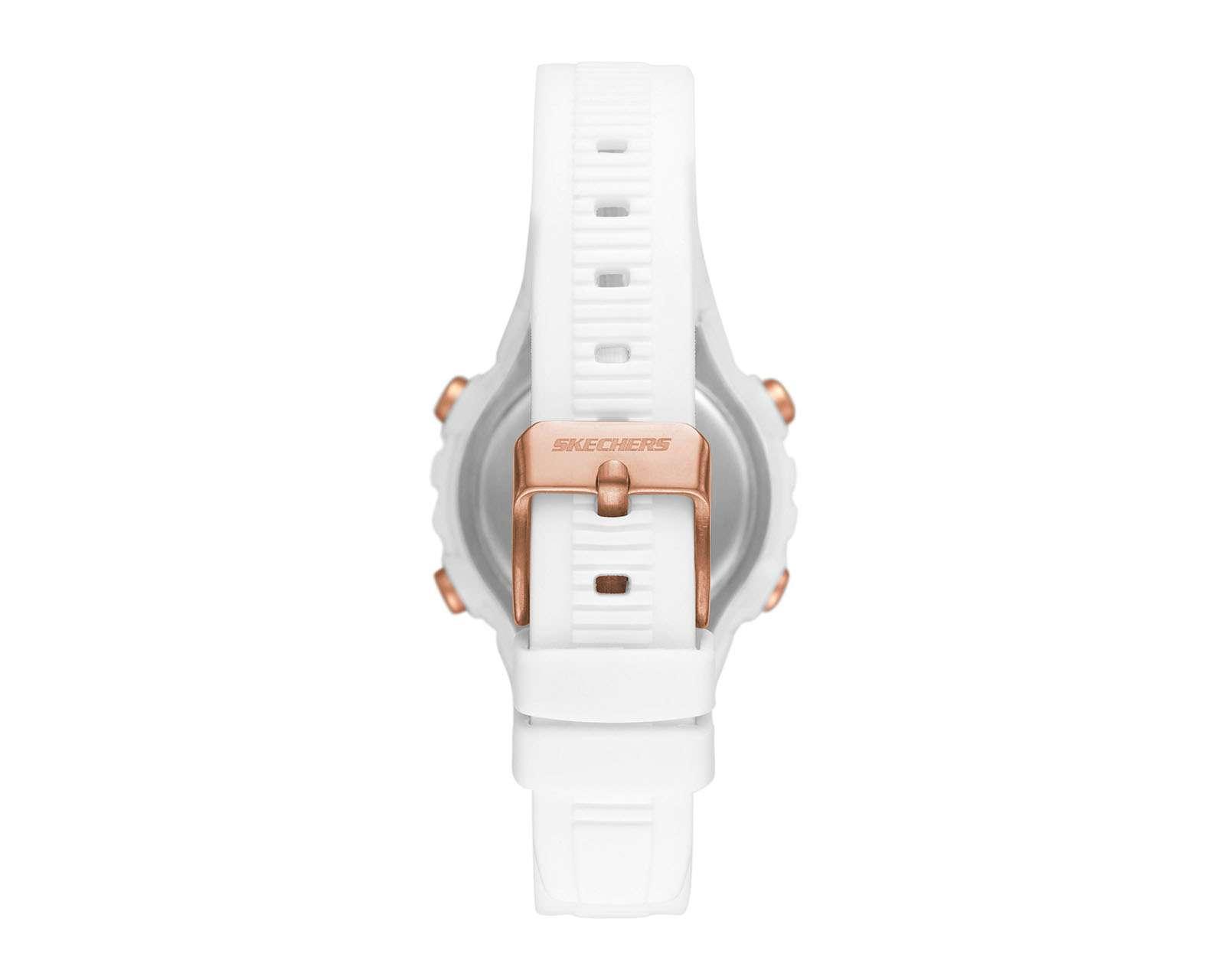 Foto 4 pulgar | Foto 3 | Reloj Skechers SR6186 Blanco