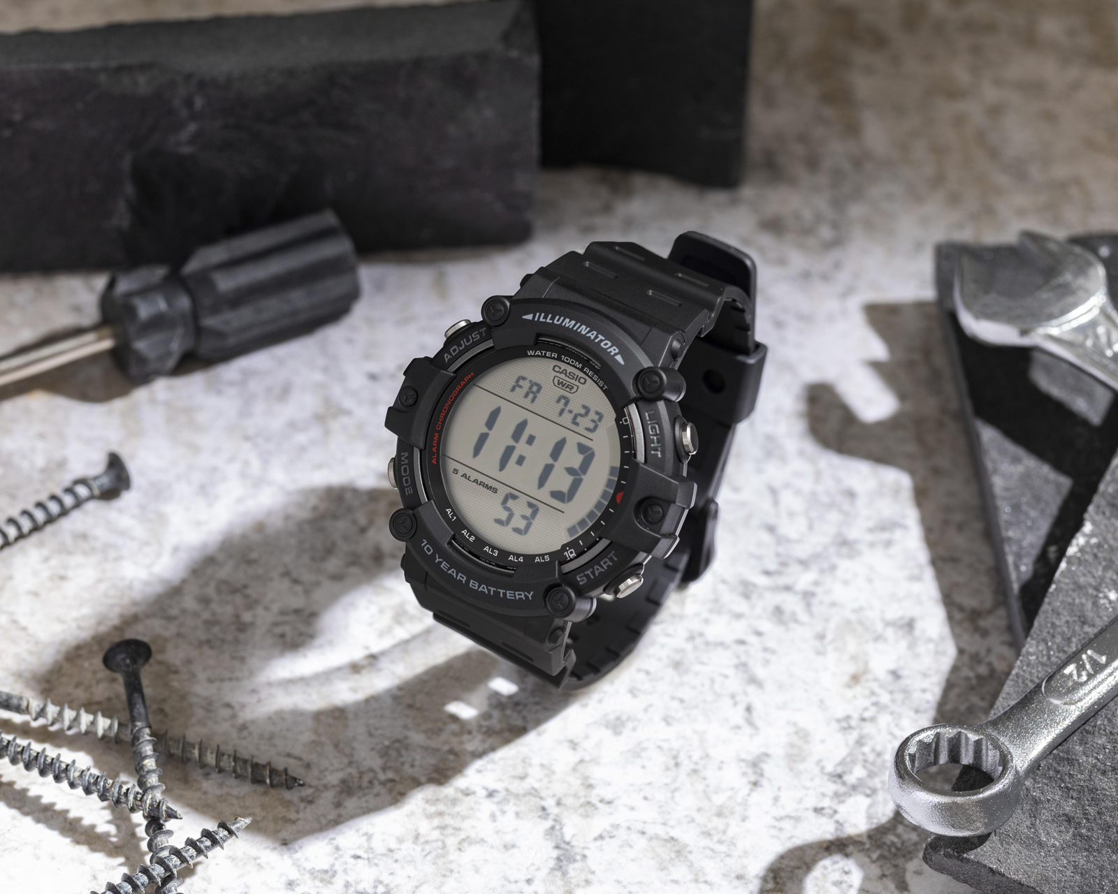 Foto 7 pulgar | Foto 6 | Reloj para Hombre Casio AE-1500WH-1AVCF Negro