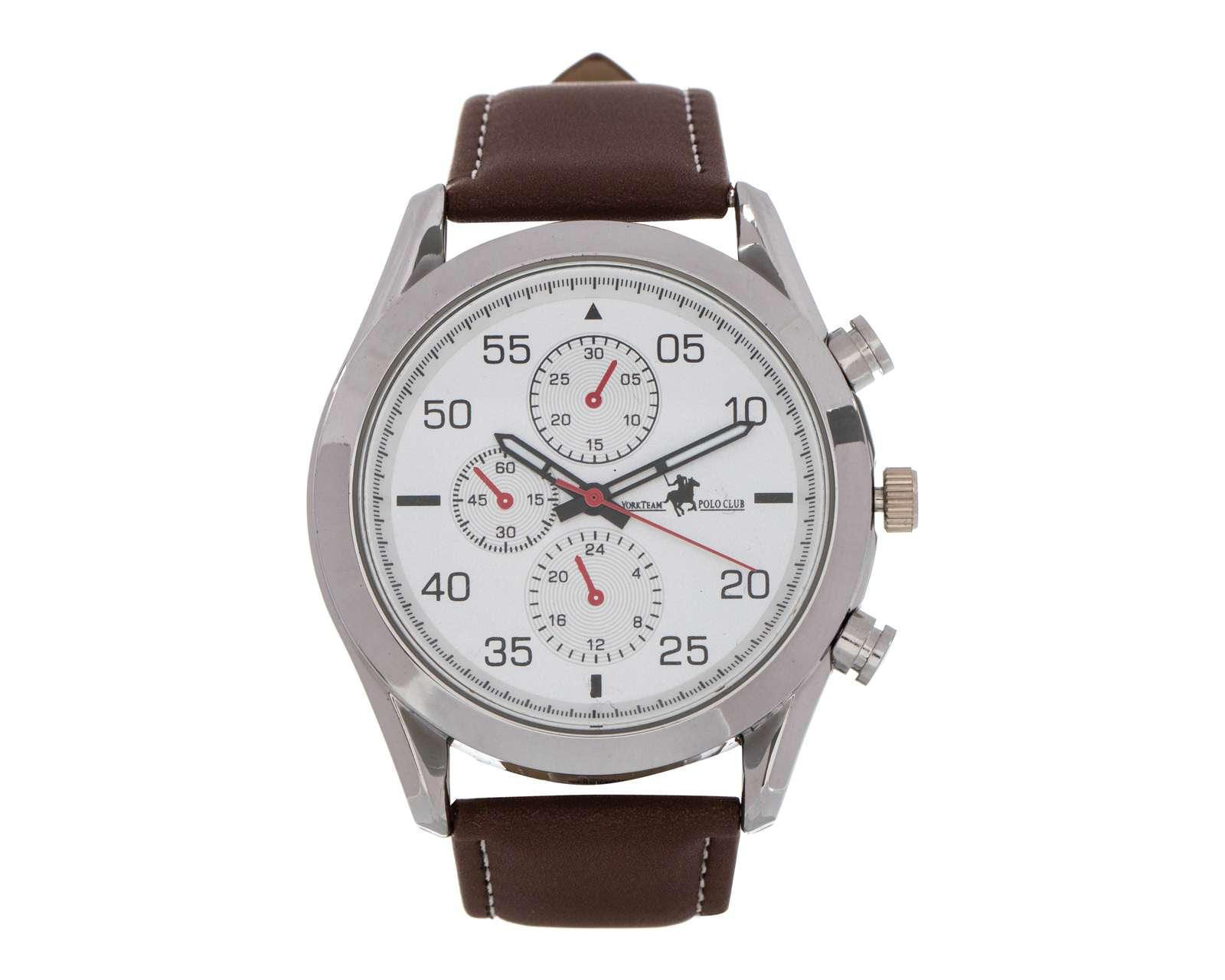 Foto 2 pulgar | Foto 1 | Reloj York Team Polo Club YTPC-1706 Café