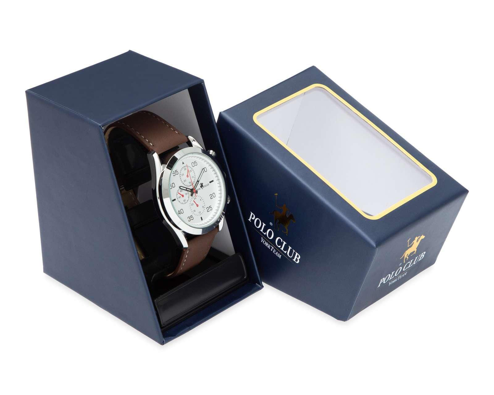 Foto 6 pulgar | Foto 5 | Reloj York Team Polo Club YTPC-1706 Café