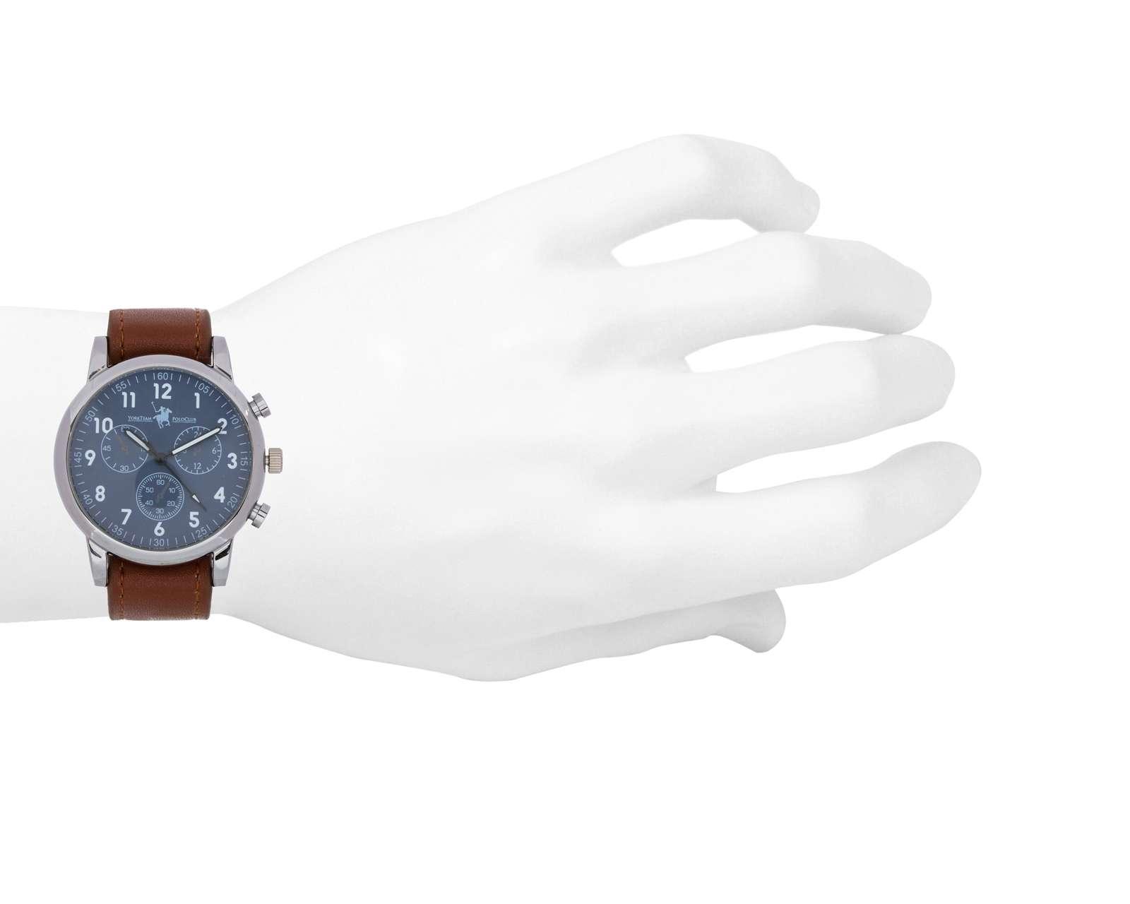 Foto 5 | Foto 5 | Reloj para Hombre York Team Polo Club YTPC-1716 Café