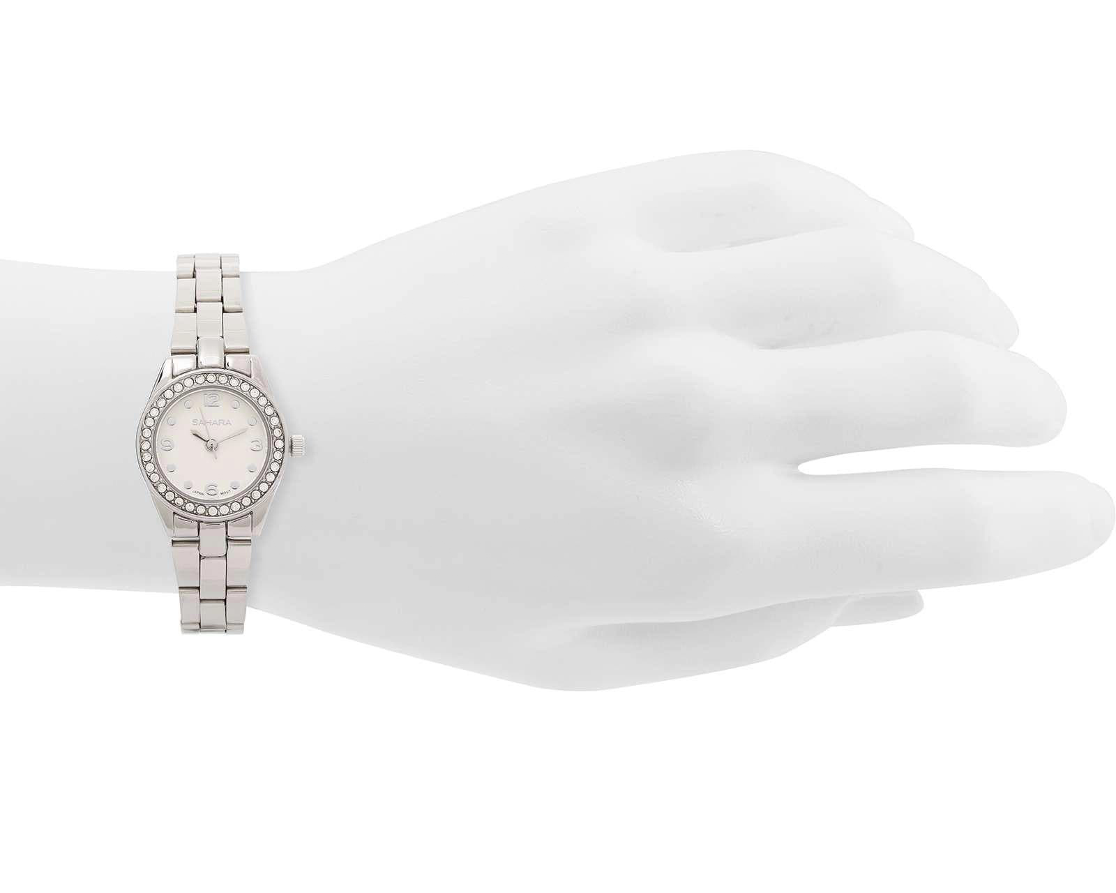 Foto 5 pulgar | Foto 4 | Reloj para Mujer Sahara 4726 Plateado