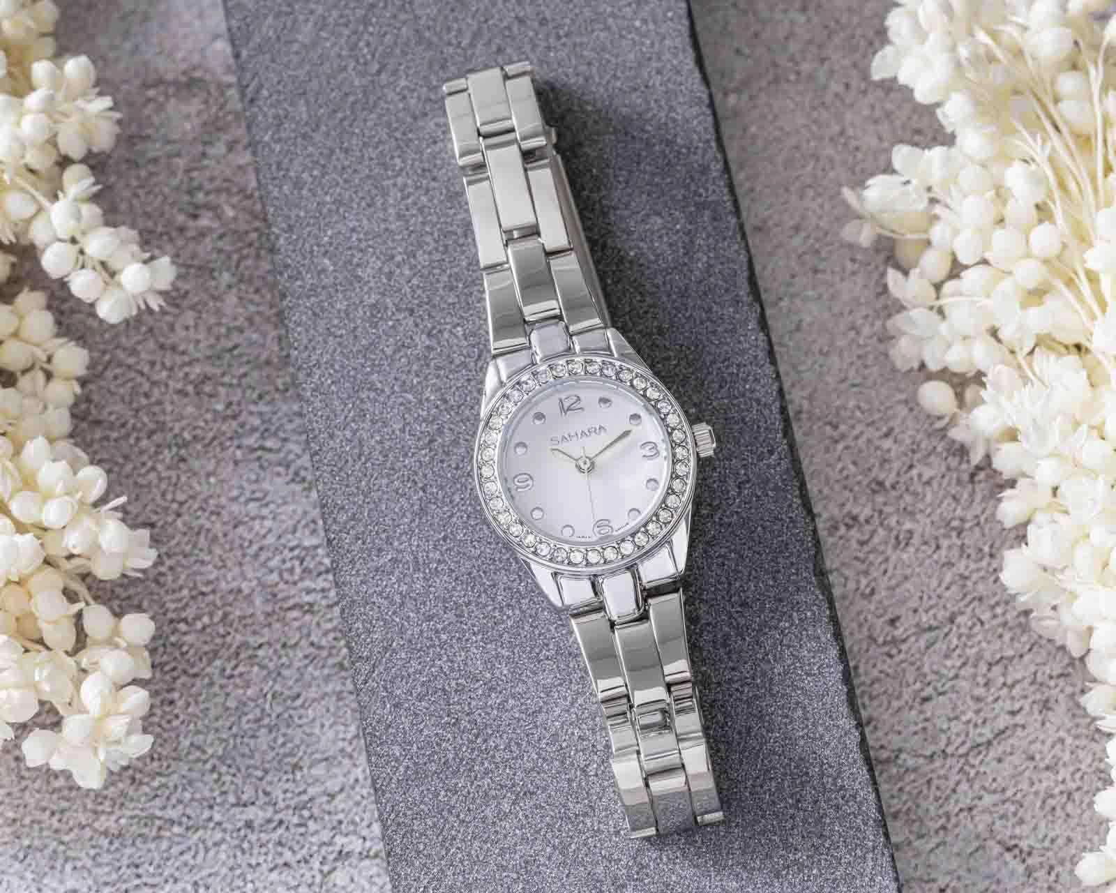 Foto 5 | Foto 5 | Reloj para Mujer Sahara 4726 Plateado