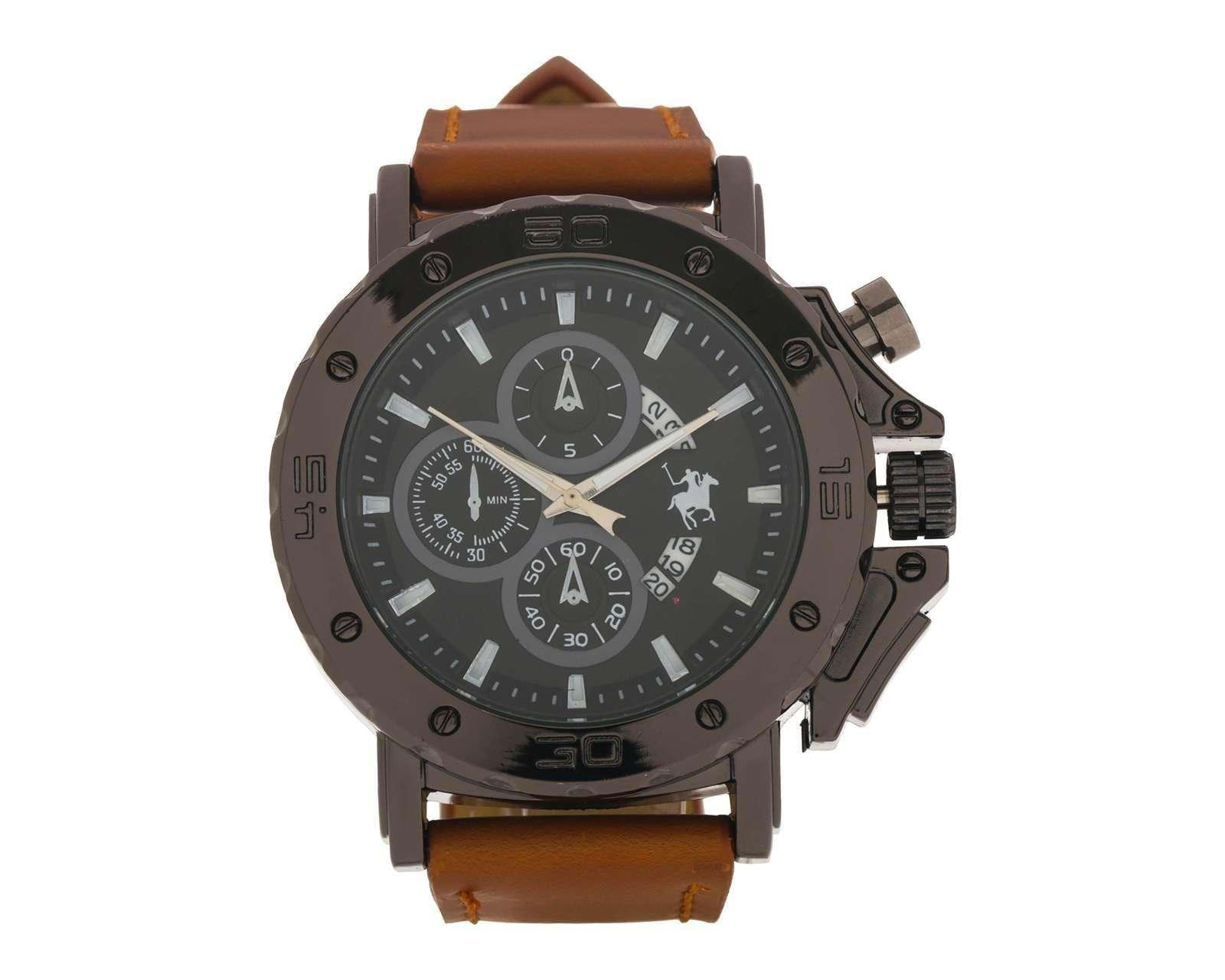 Foto 2 pulgar | Foto 1 | Reloj para Hombre York Team Polo Club JY-21B05 Café