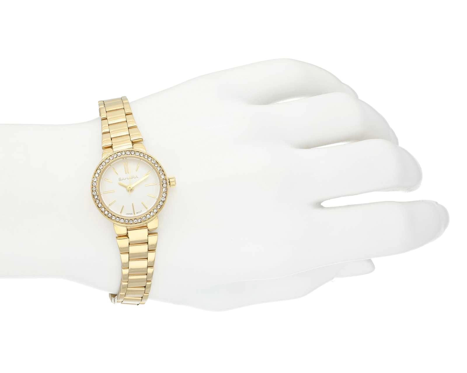 Foto 5 pulgar | Foto 4 | Reloj para Mujer Sahara 15336 Dorado