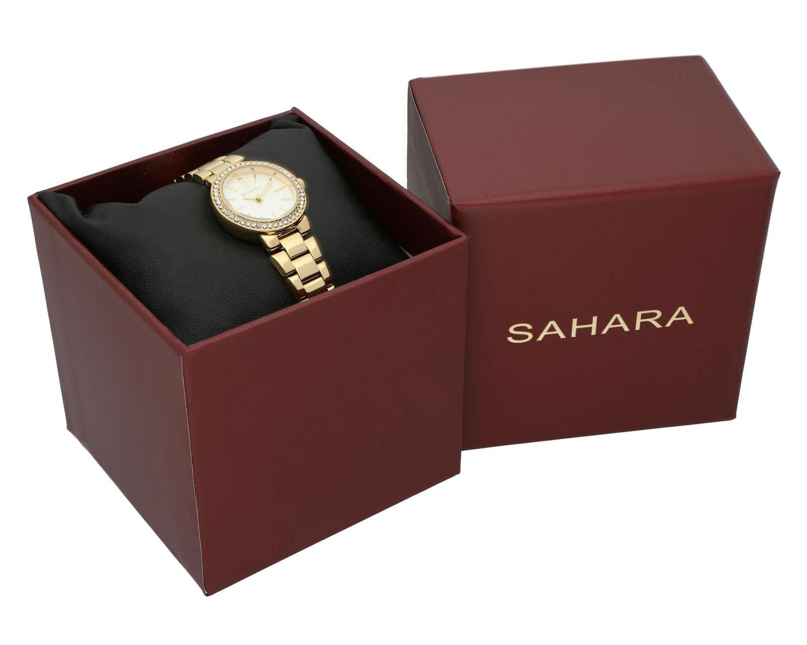 Foto 6 pulgar | Foto 5 | Reloj para Mujer Sahara 15336 Dorado