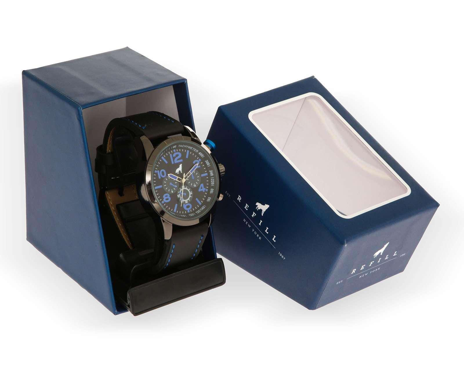 Foto 5 | Foto 5 | Reloj para Hombre Refill 008 Negro