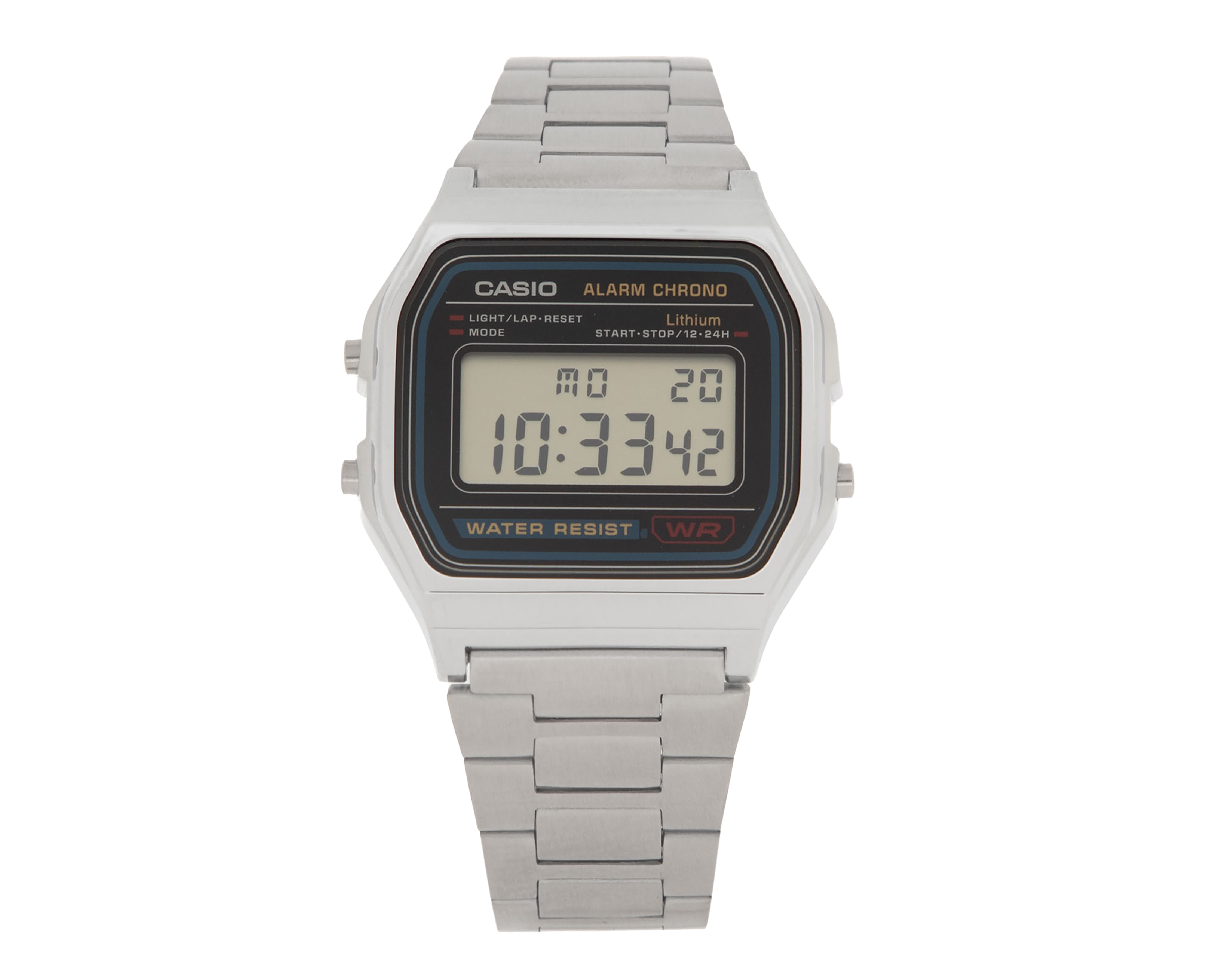 Foto 1 | Foto 1 | Reloj para Hombre Casio A158WA-1R Plateado
