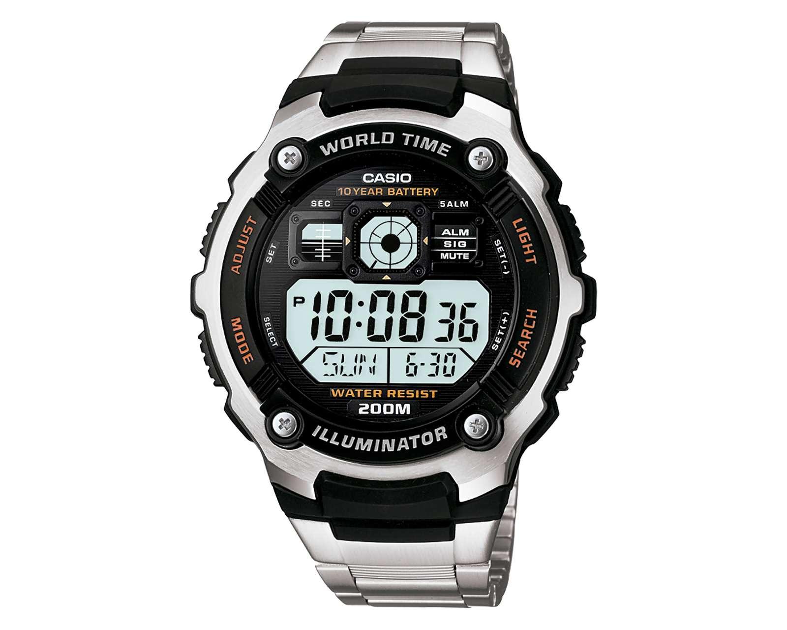 Reloj para Hombre Casio AE-.2000WD-1ACF Plateado