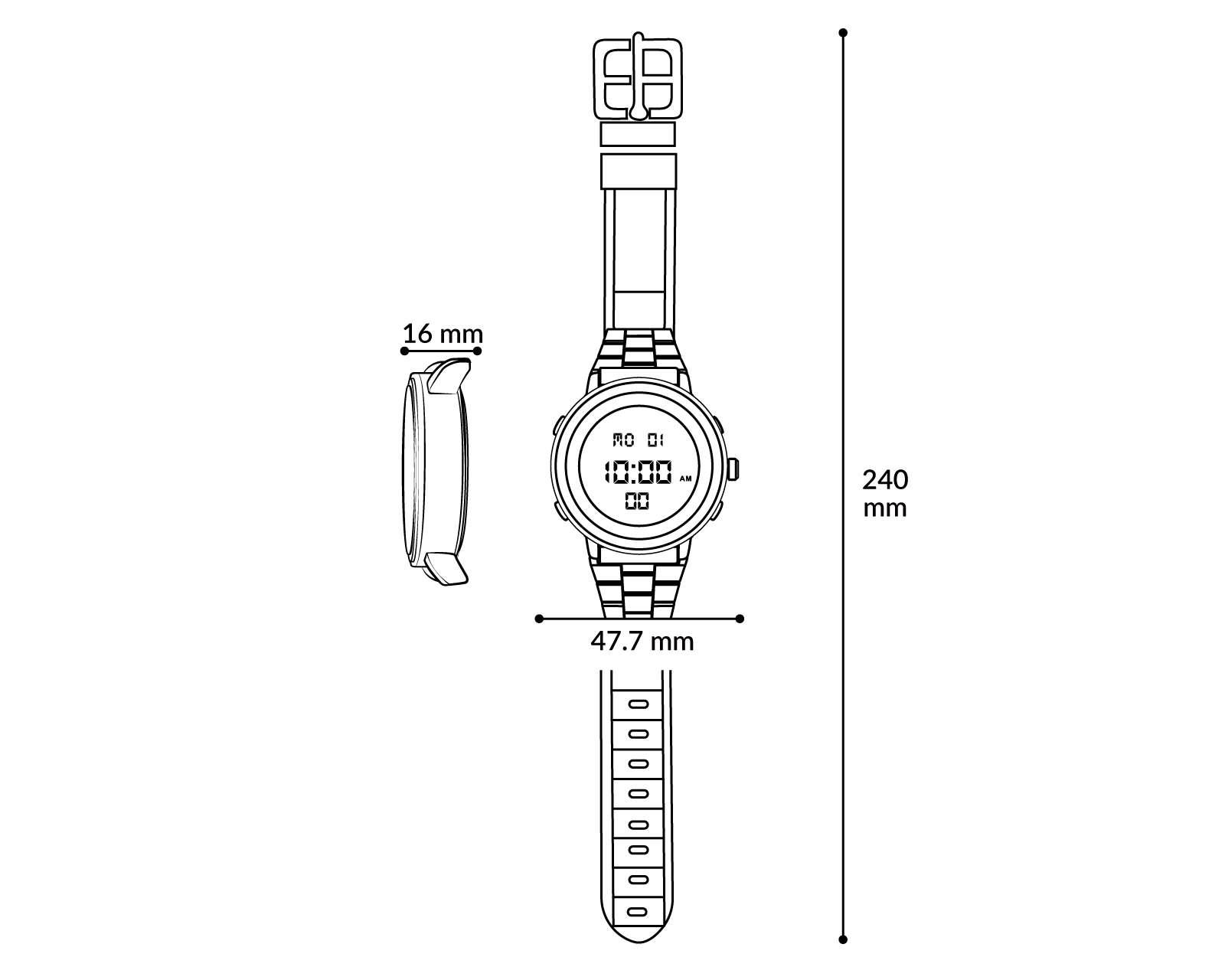 Foto 5 pulgar | Foto 4 | Reloj para Hombre Casio AE-.2000WD-1ACF Plateado