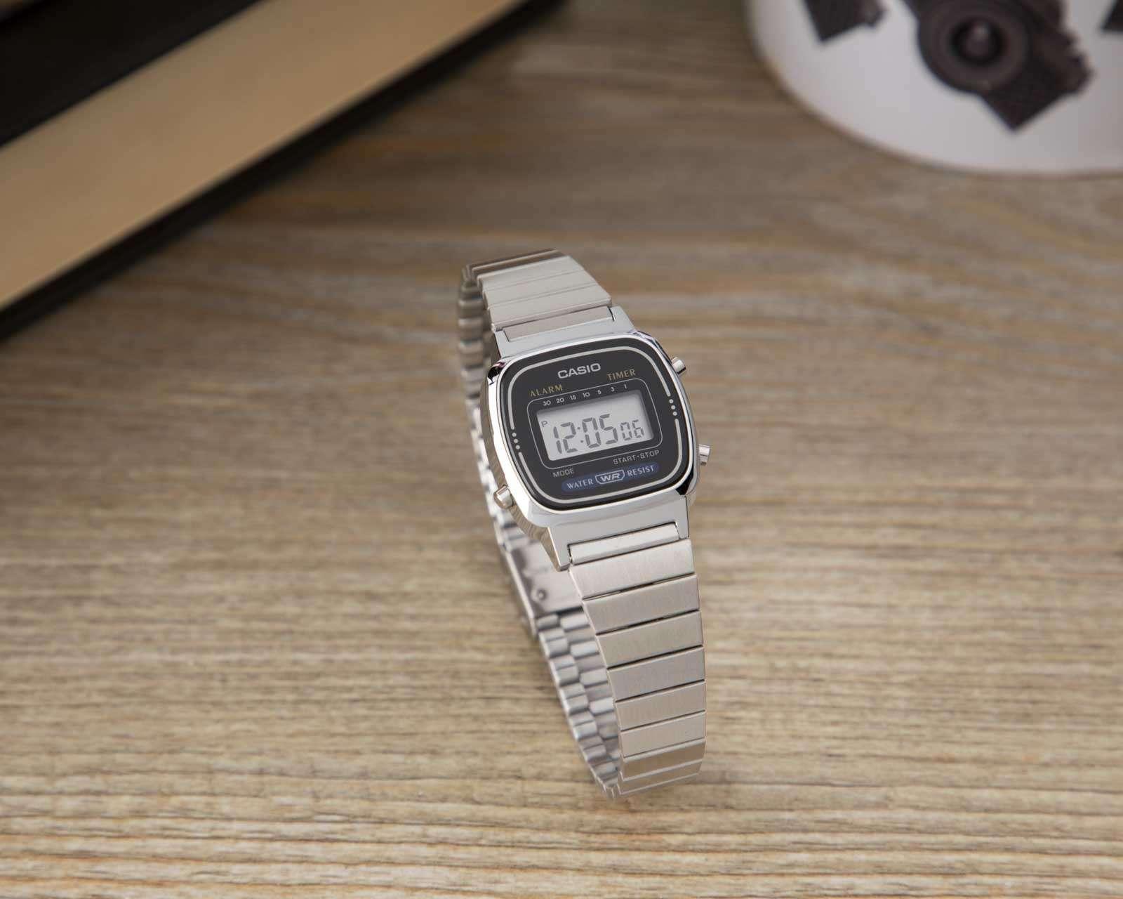 Foto 5 pulgar | Foto 4 | Reloj para Hombre Casio LA670WA-1VT Plateado