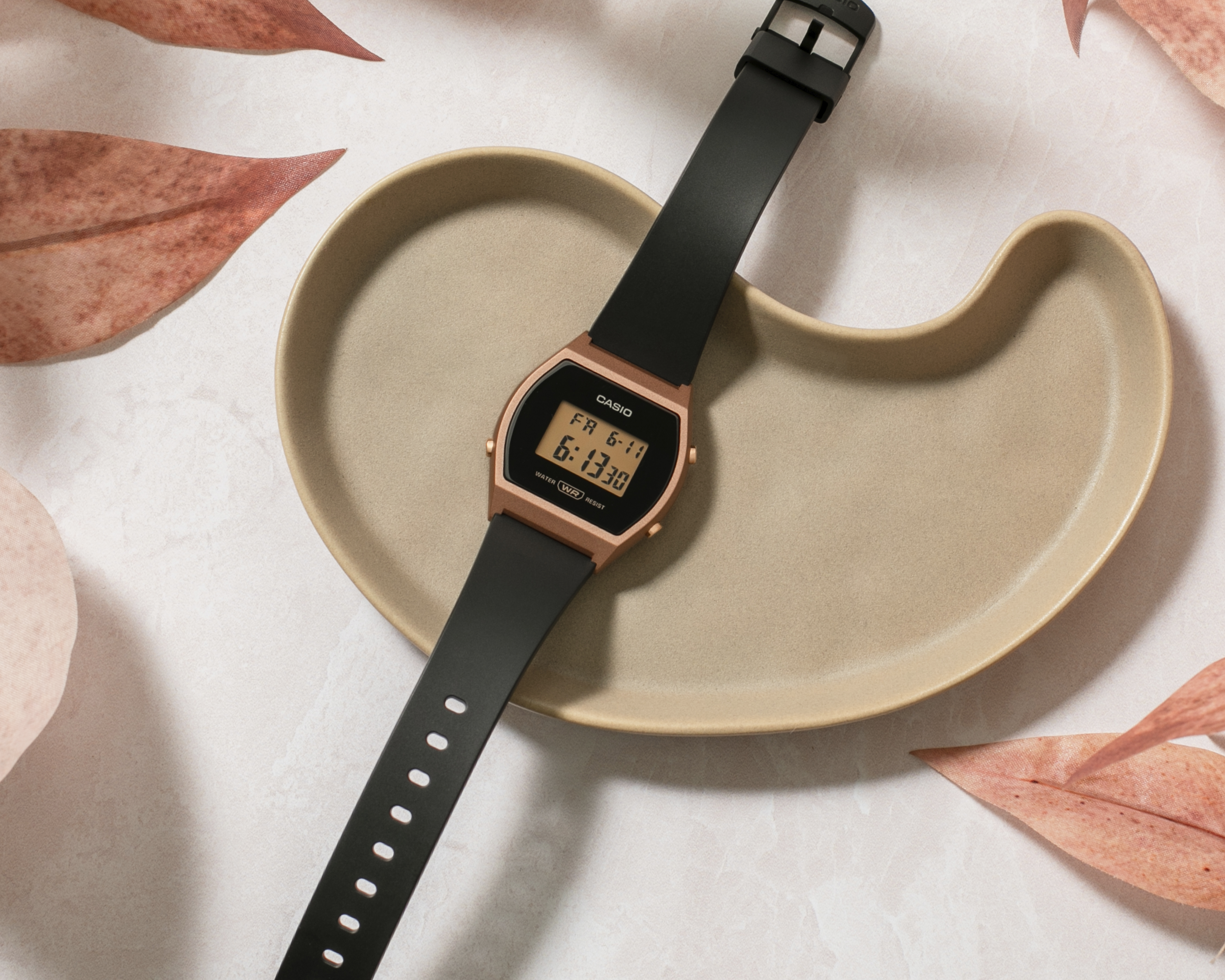 Foto 7 pulgar | Foto 6 | Reloj para Mujer Casio LW-204-1ACF Negro/Rosa