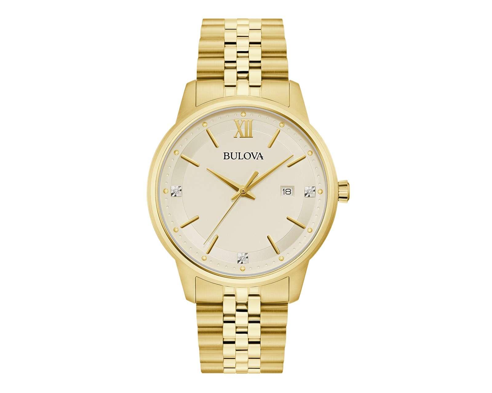 Foto 2 pulgar | Foto 1 | Reloj para Hombre Bulova 97D125 Dorado
