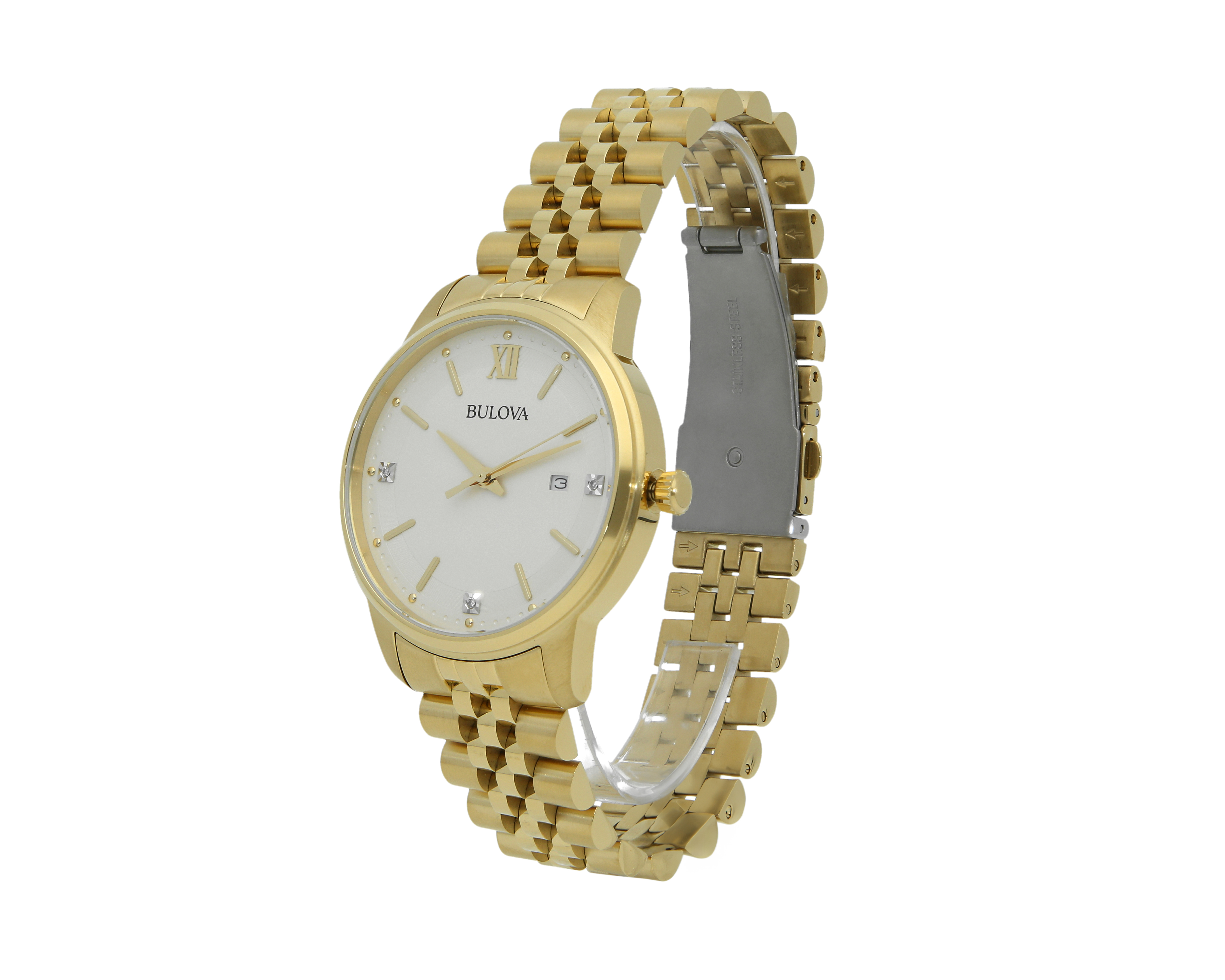 Foto 5 pulgar | Foto 13 | Reloj para Hombre Bulova 97D125 Dorado