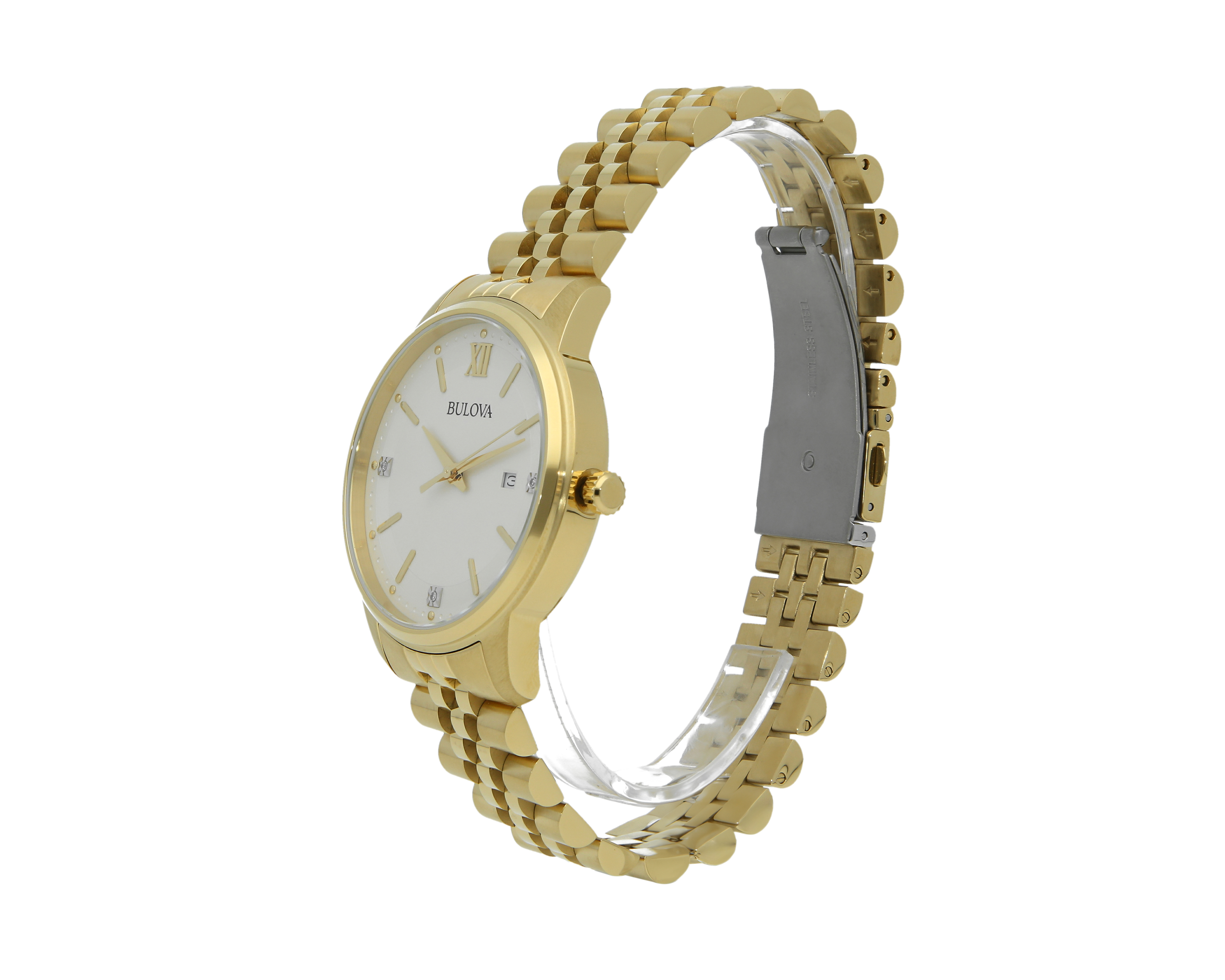 Foto 6 pulgar | Foto 14 | Reloj para Hombre Bulova 97D125 Dorado