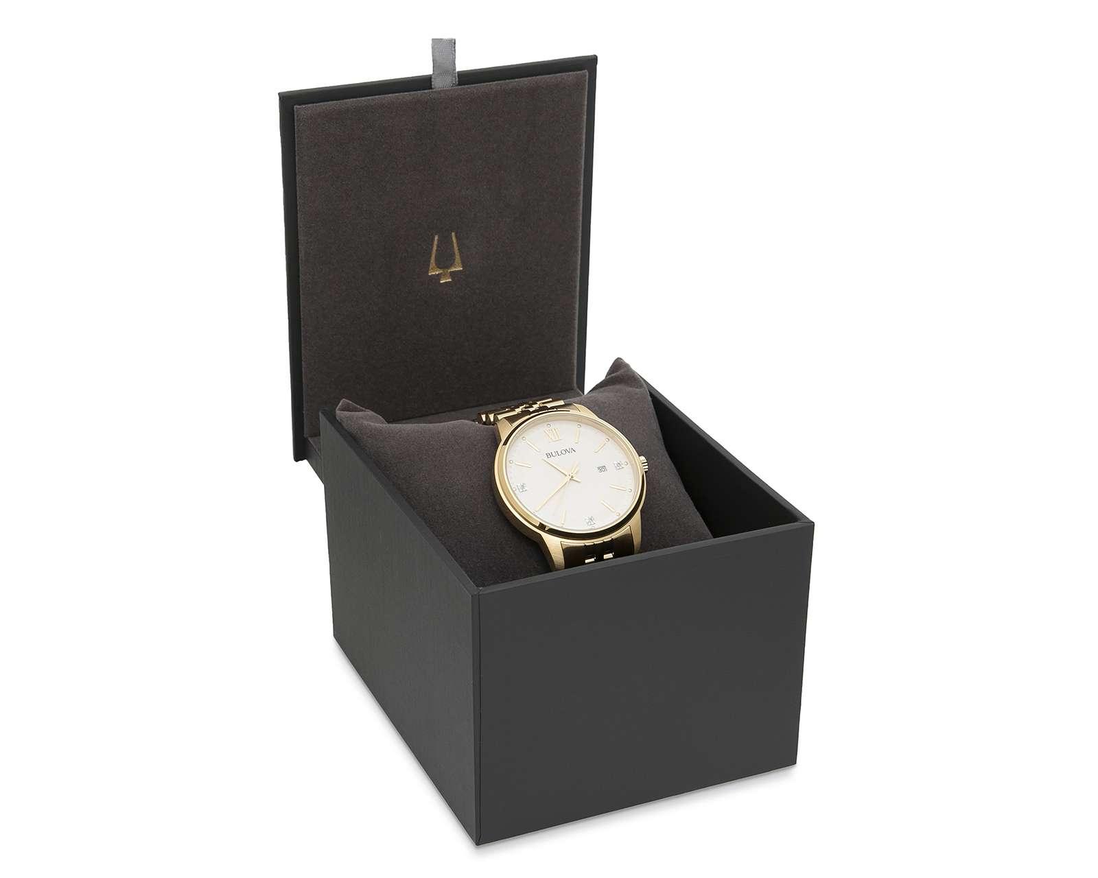 Foto 6 pulgar | Foto 5 | Reloj para Hombre Bulova 97D125 Dorado