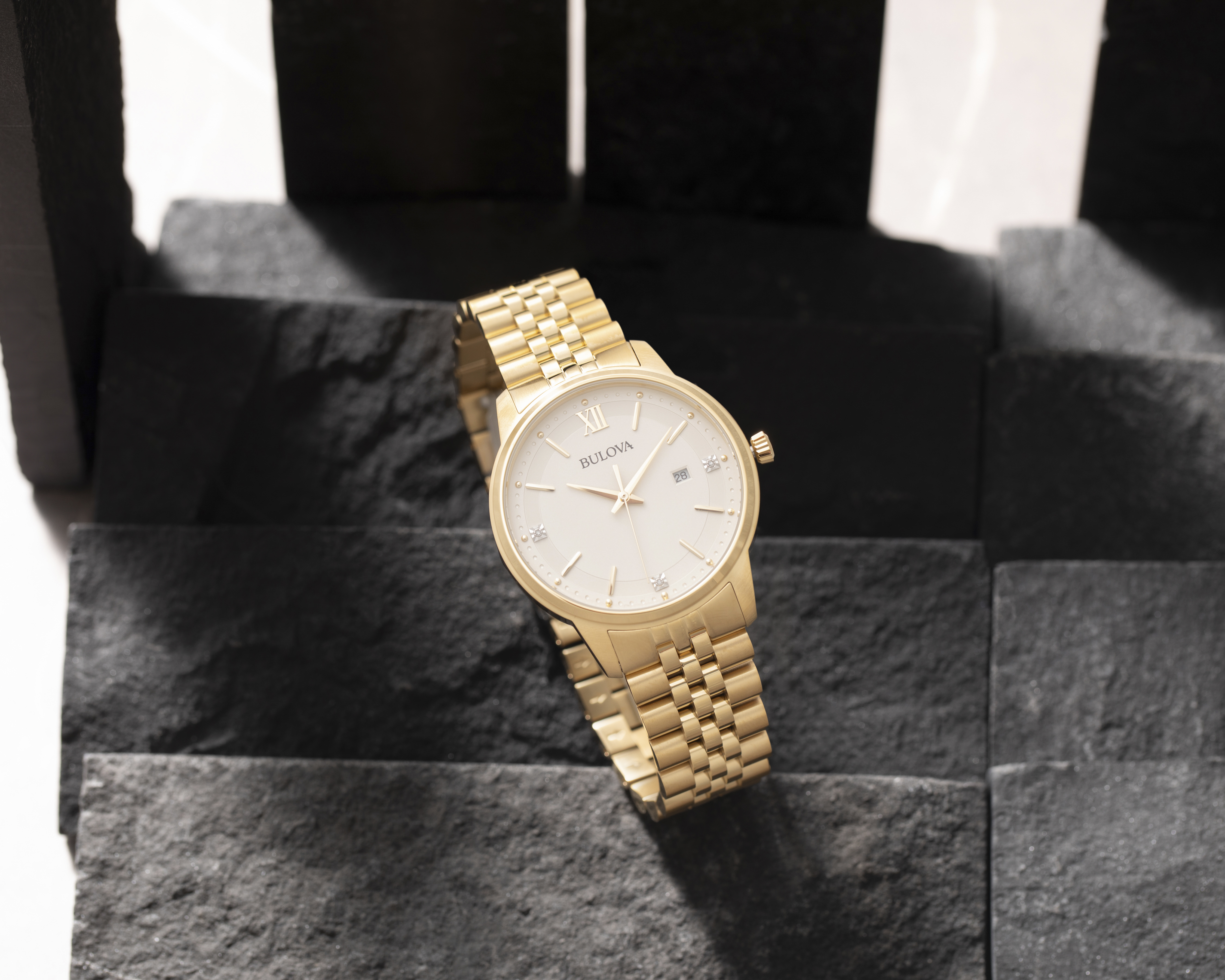 Foto 6 | Foto 6 | Reloj para Hombre Bulova 97D125 Dorado