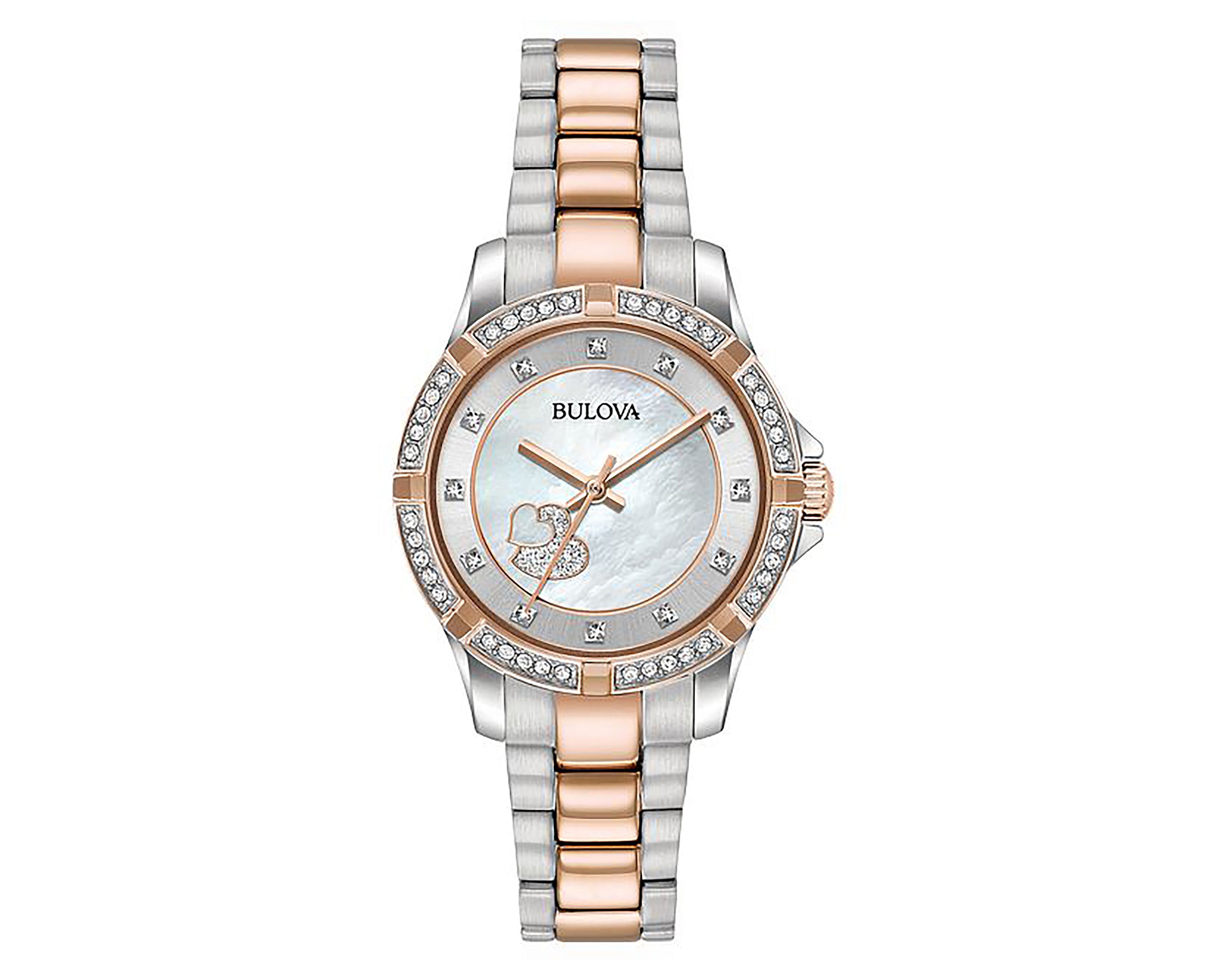 Reloj para Mujer Bulova 98L233 Plateado/Oro Rosado