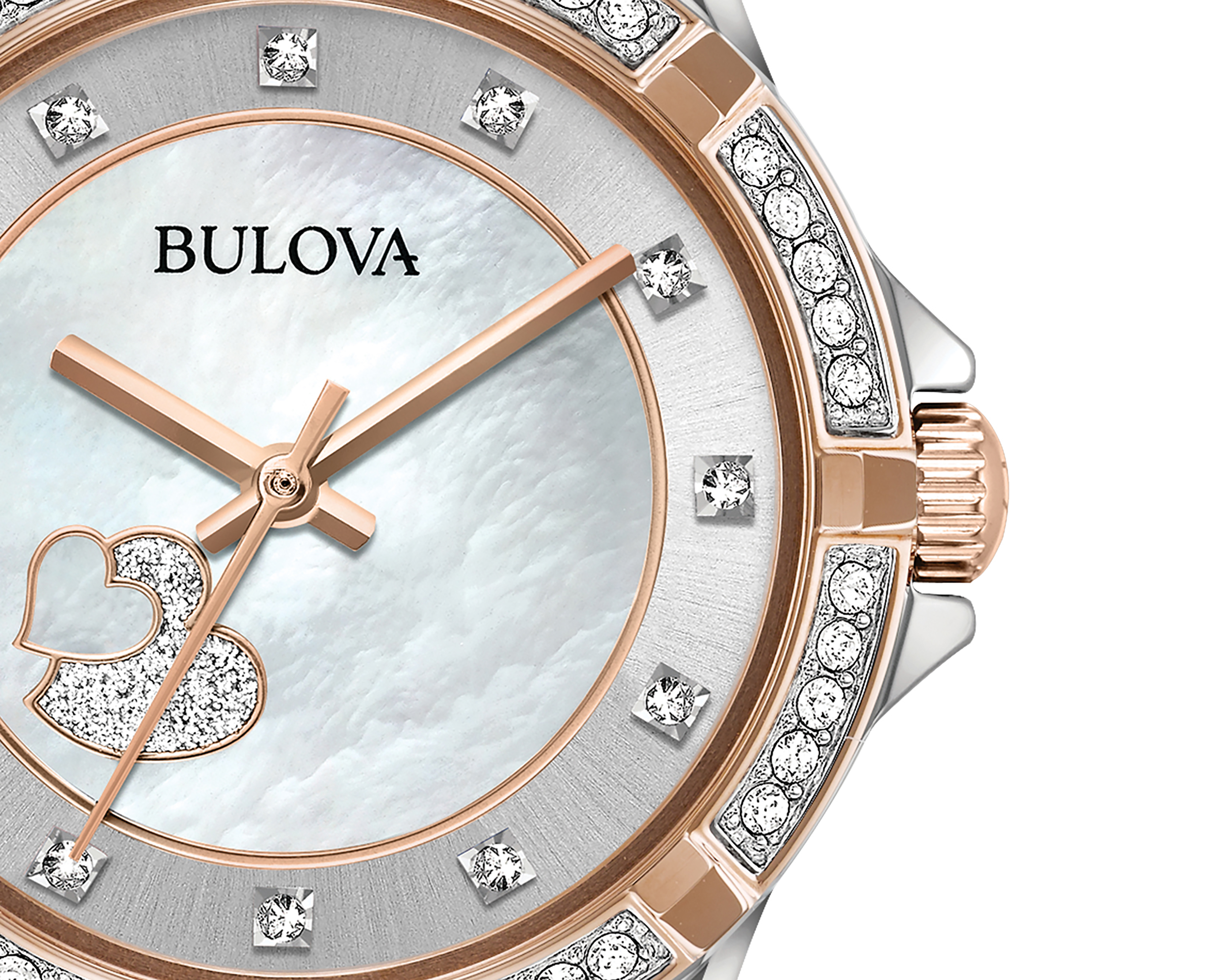 Foto 2 | Foto 2 | Reloj para Mujer Bulova 98L233 Plateado/Oro Rosado