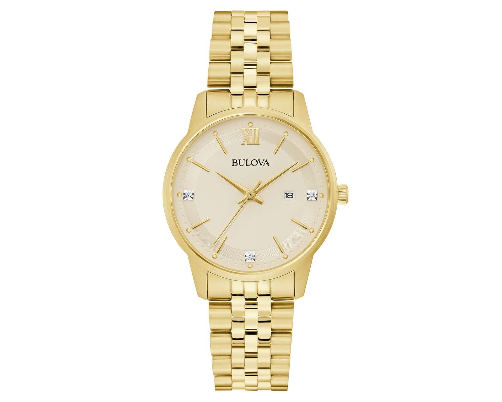Foto 2 pulgar | Foto 1 | Reloj para Mujer Bulova 97P155 Dorado