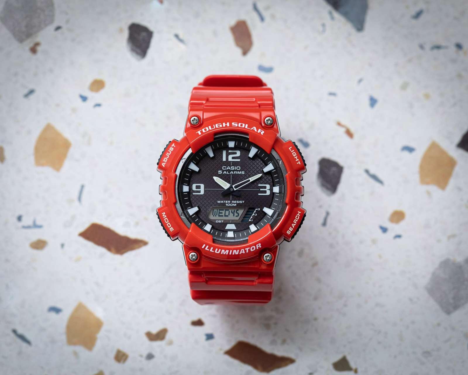 Foto 3 | Foto 3 | Reloj para Hombre Casio AQ-S810WC-4AVCF Rojo