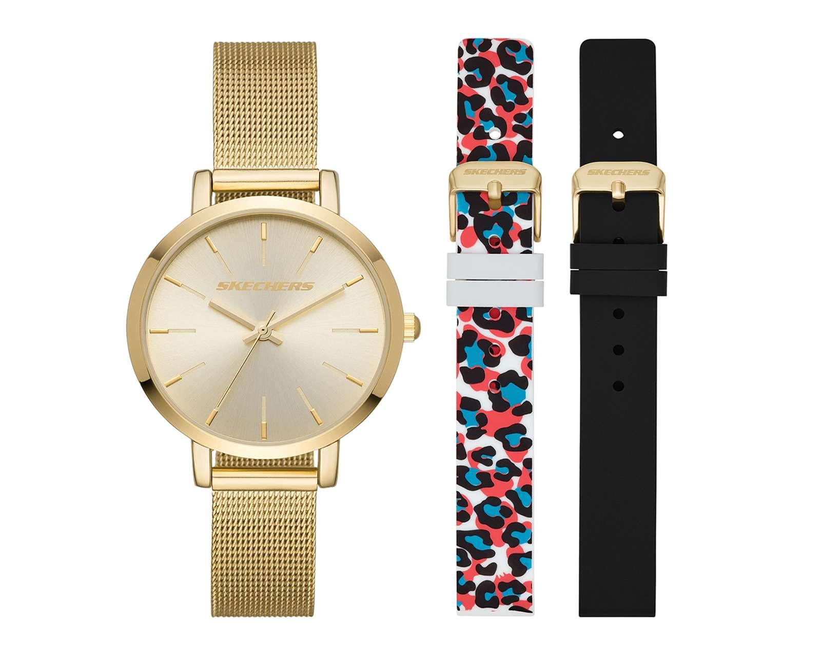 Foto 2 pulgar | Foto 1 | Reloj para Mujer Skechers SR9057 Dorado