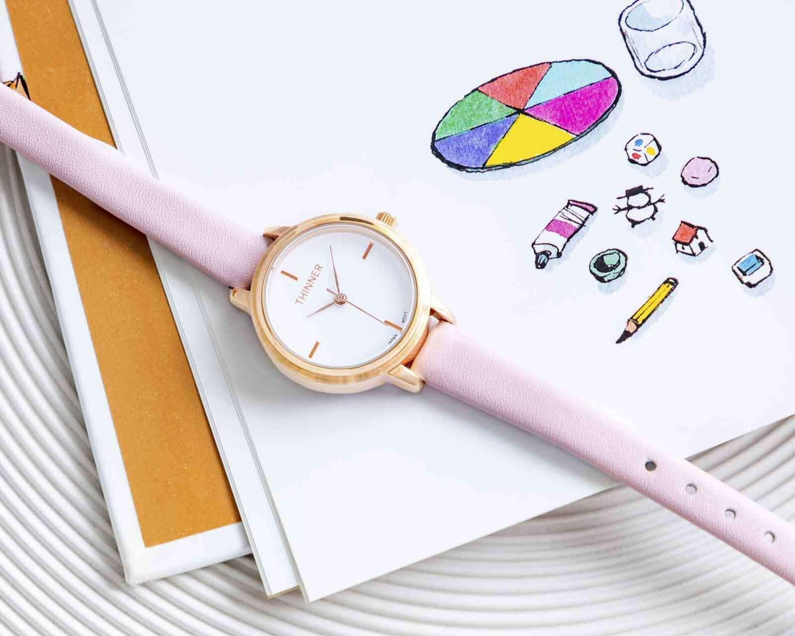 Foto 7 pulgar | Foto 6 | Reloj Thinner UT-A2104 Rosa
