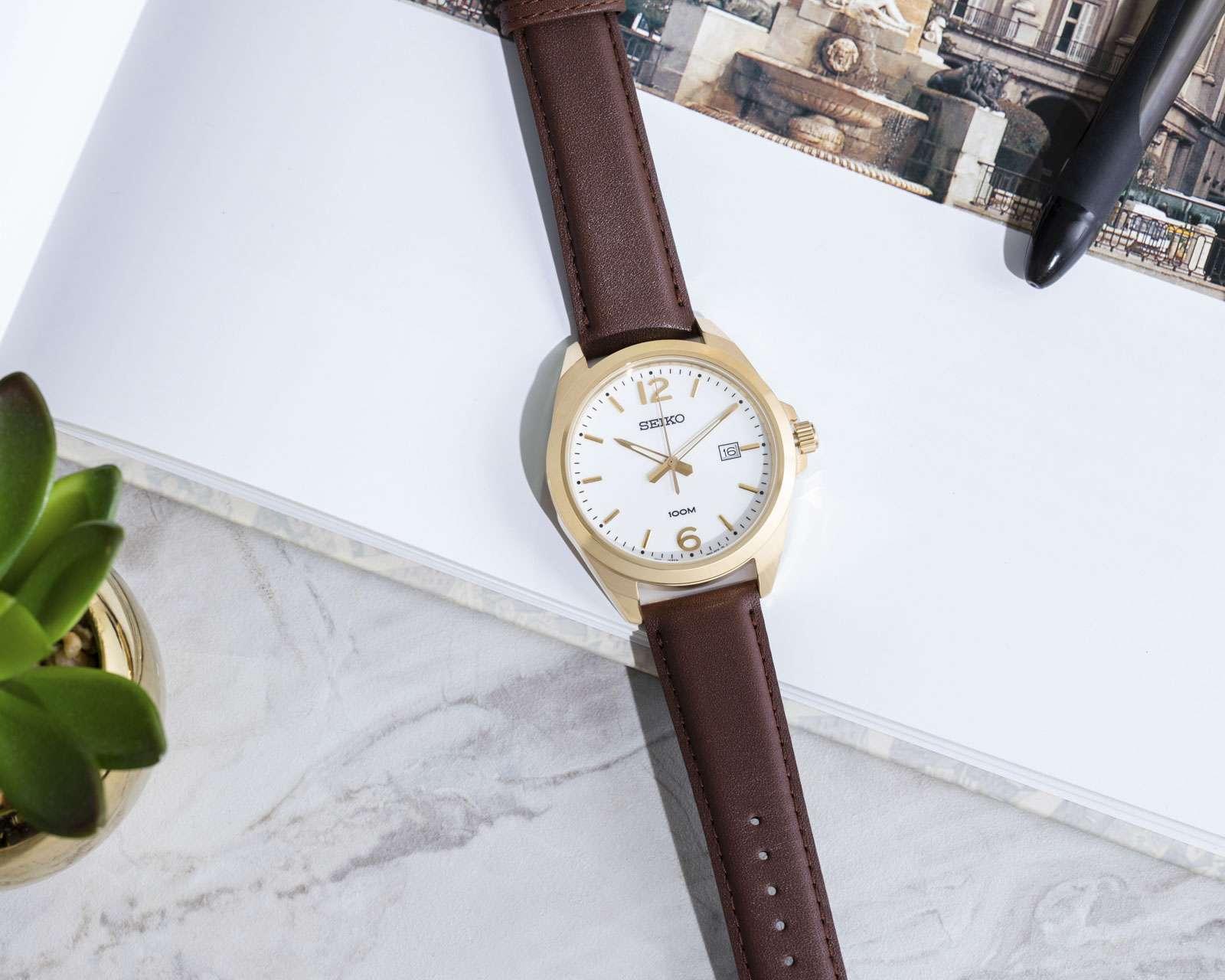 Foto 4 | Foto 4 | Reloj Seiko SUR216P1 Café