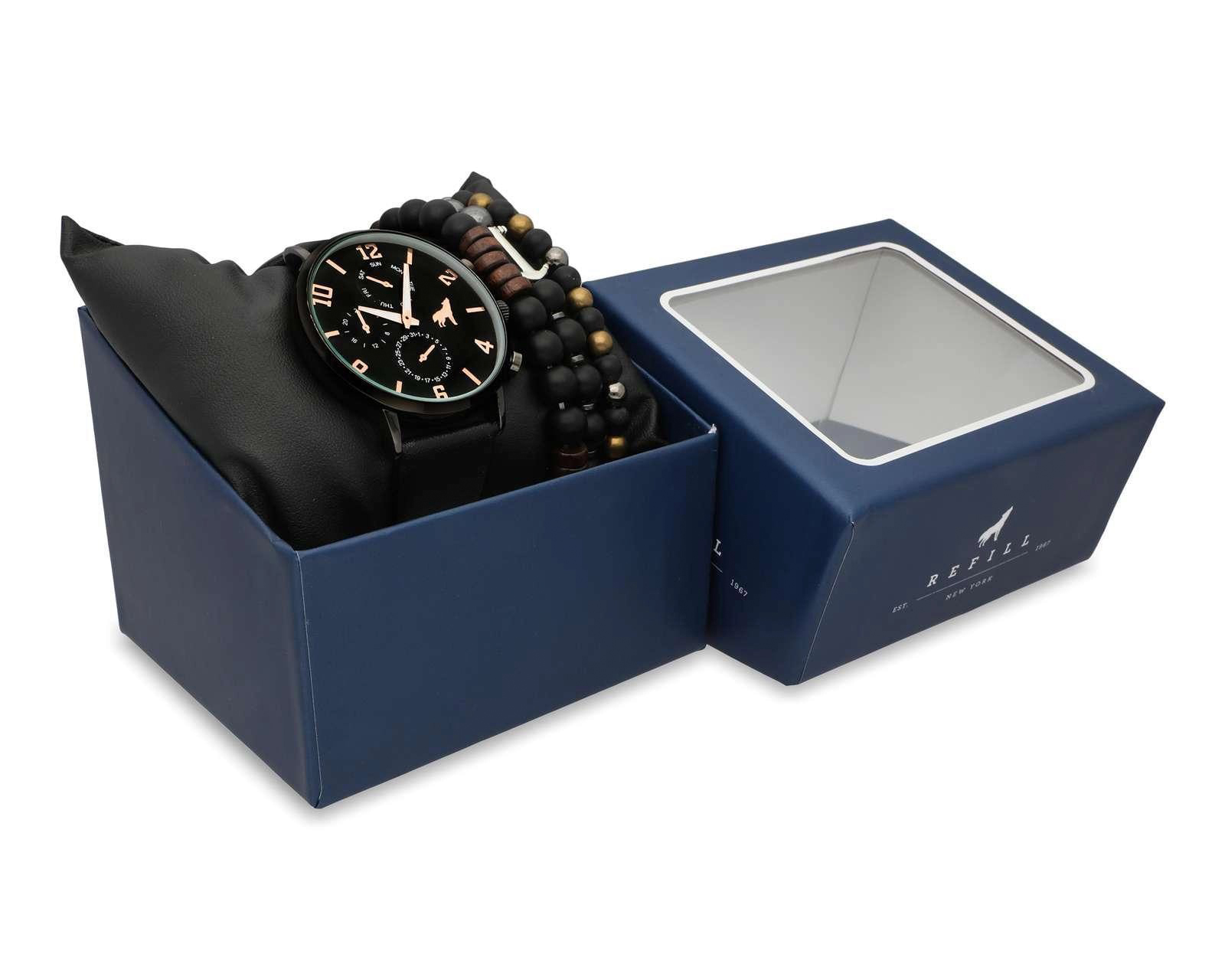 Foto 7 | Foto 7 | Reloj para Hombre Refill MO-2003 con 3 Accesorios