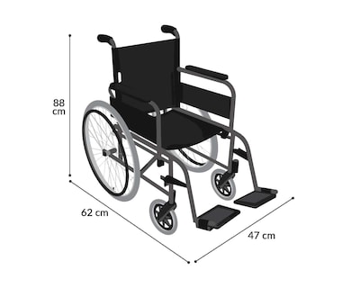 Foto 5 | Foto 5 | Silla de Ruedas ReActiv Plegable con Frenos