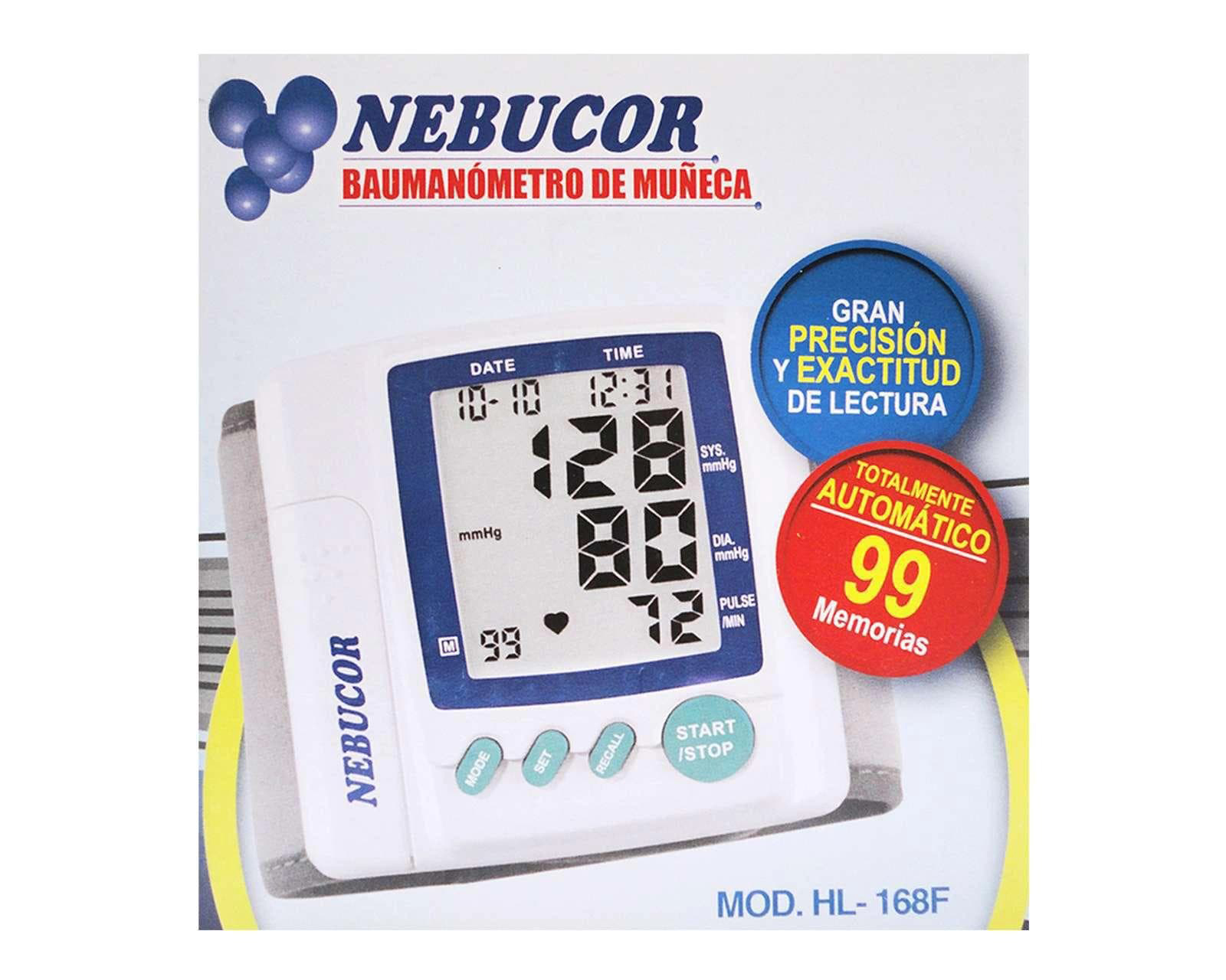Foto 3 | Foto 3 | Baumanómetro Digital de Muñeca Nebucor HL-168F