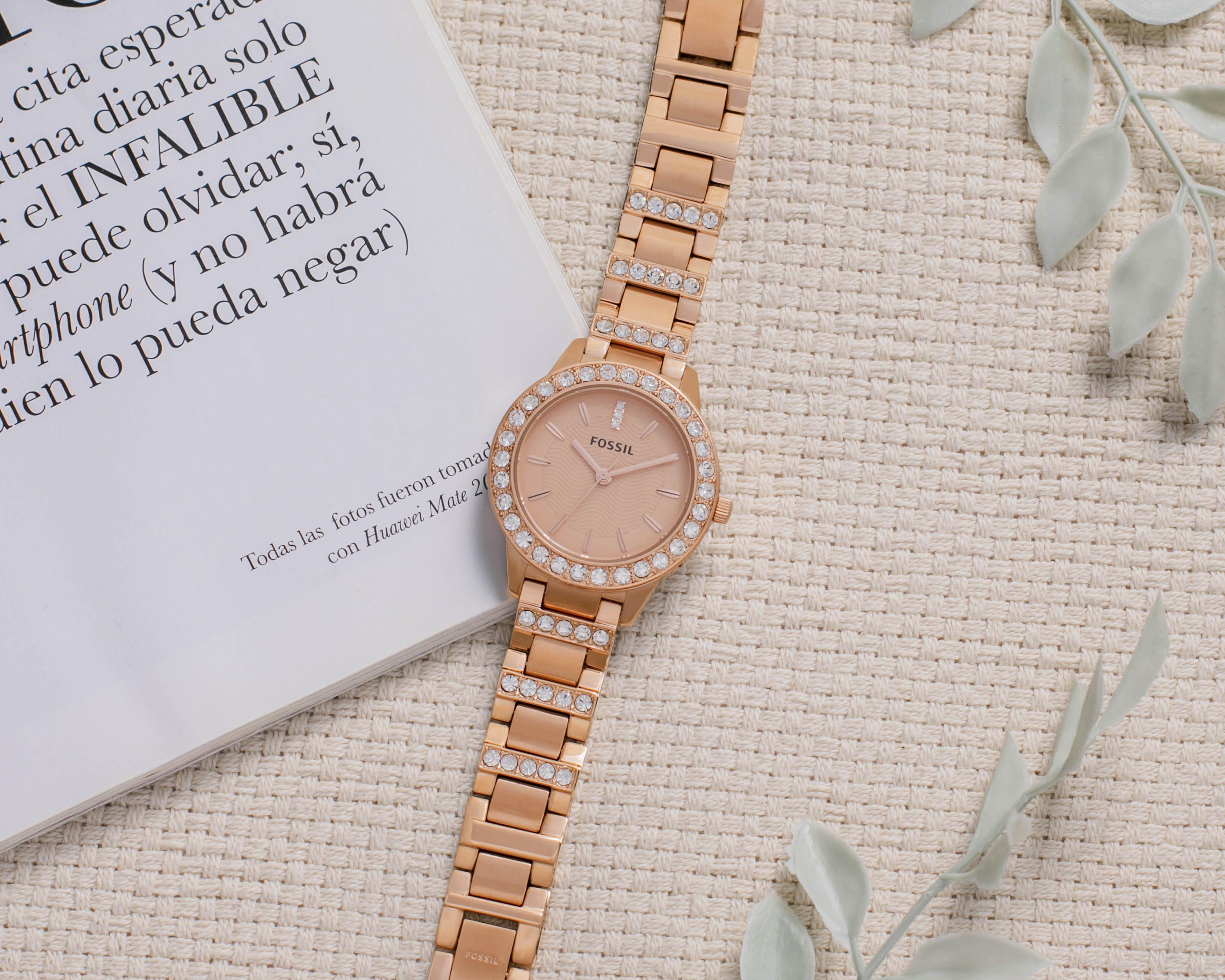 Foto 5 pulgar | Foto 6 | Reloj para Mujer Fossil ES3020 Oro Rosa