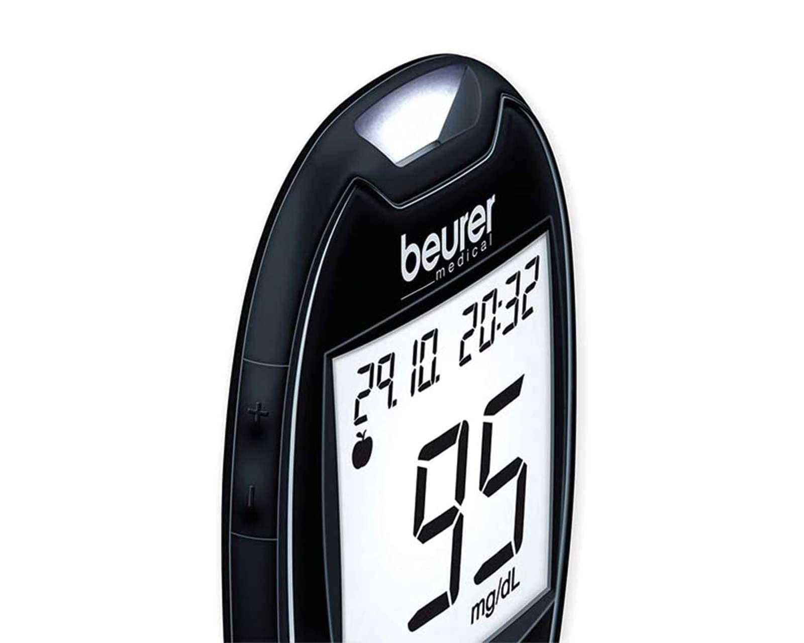 Foto 3 pulgar | Foto 2 | Glucómetro Digital Beurer 10 Tiras y 10 Lancetas