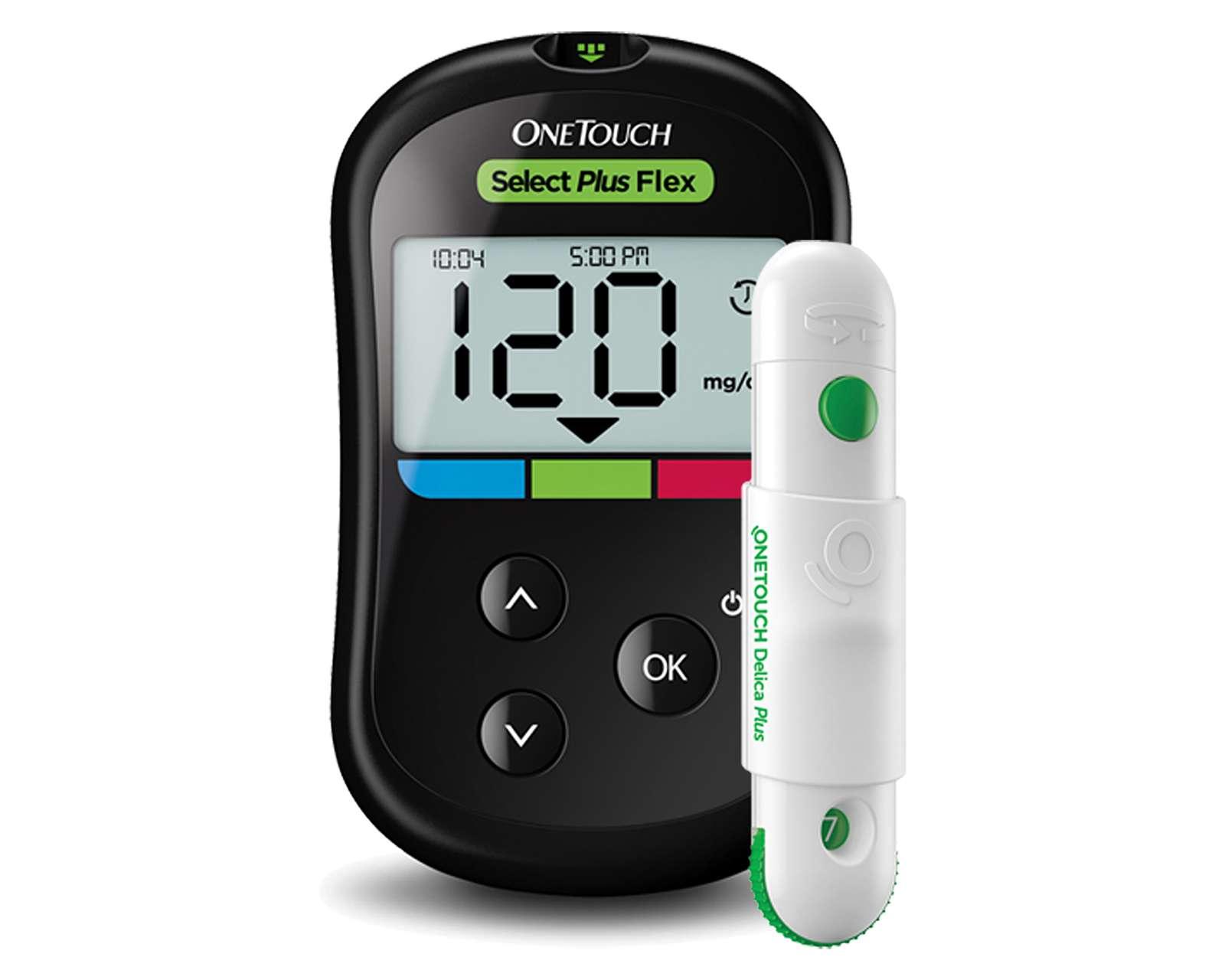 Glucómetro Medidor One Touch Select Plus Flex