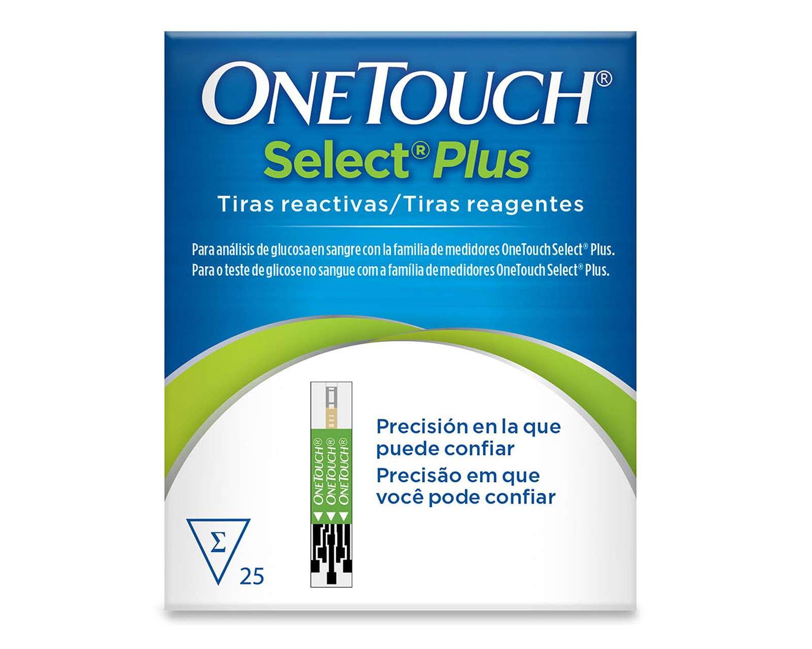 Foto 2 | Foto 2 | Tiras Reactivas One Touch Select Plus 25 Piezas