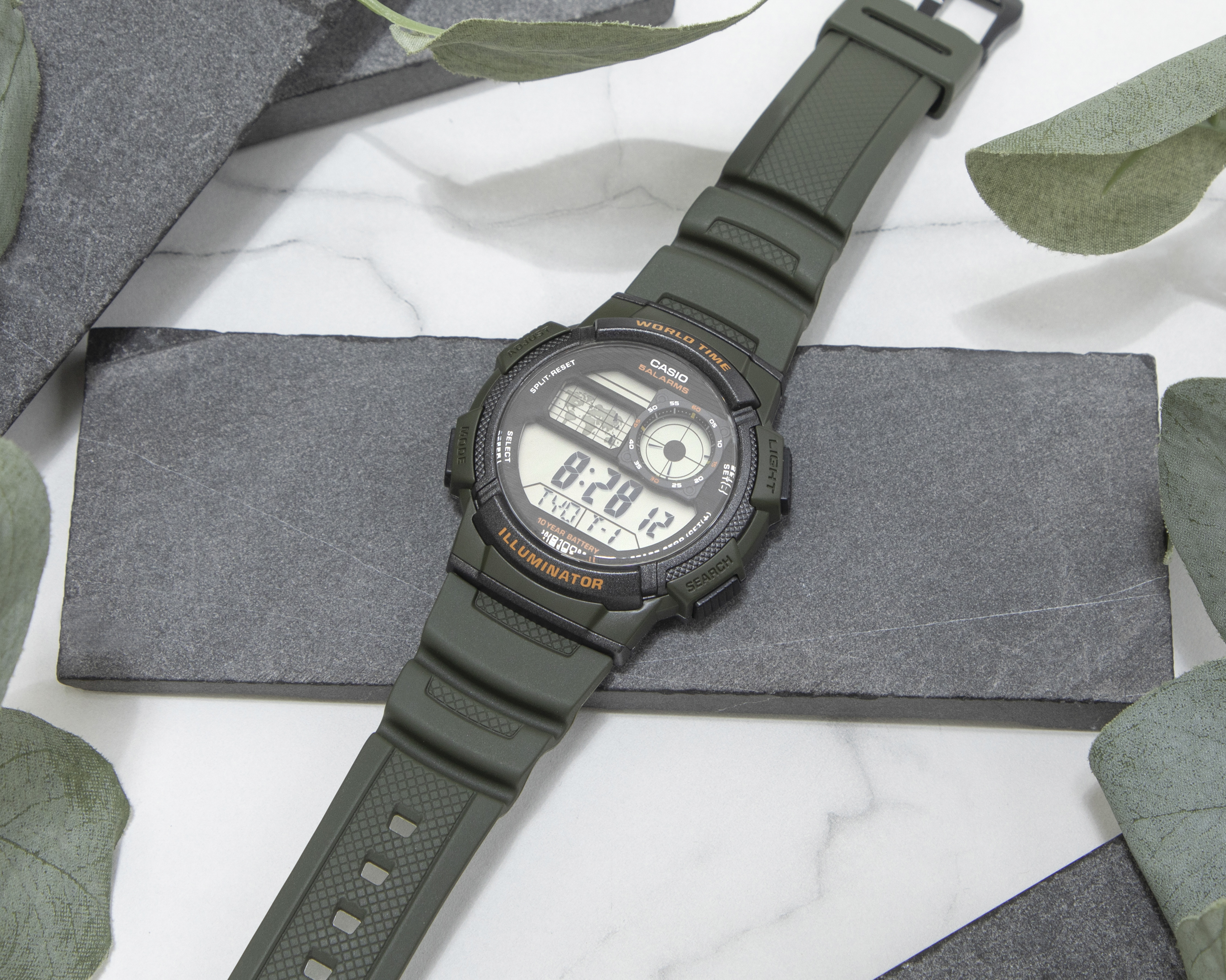Foto 7 pulgar | Foto 6 | Reloj para Hombre Casio AE-1000W-3AVCF Verde