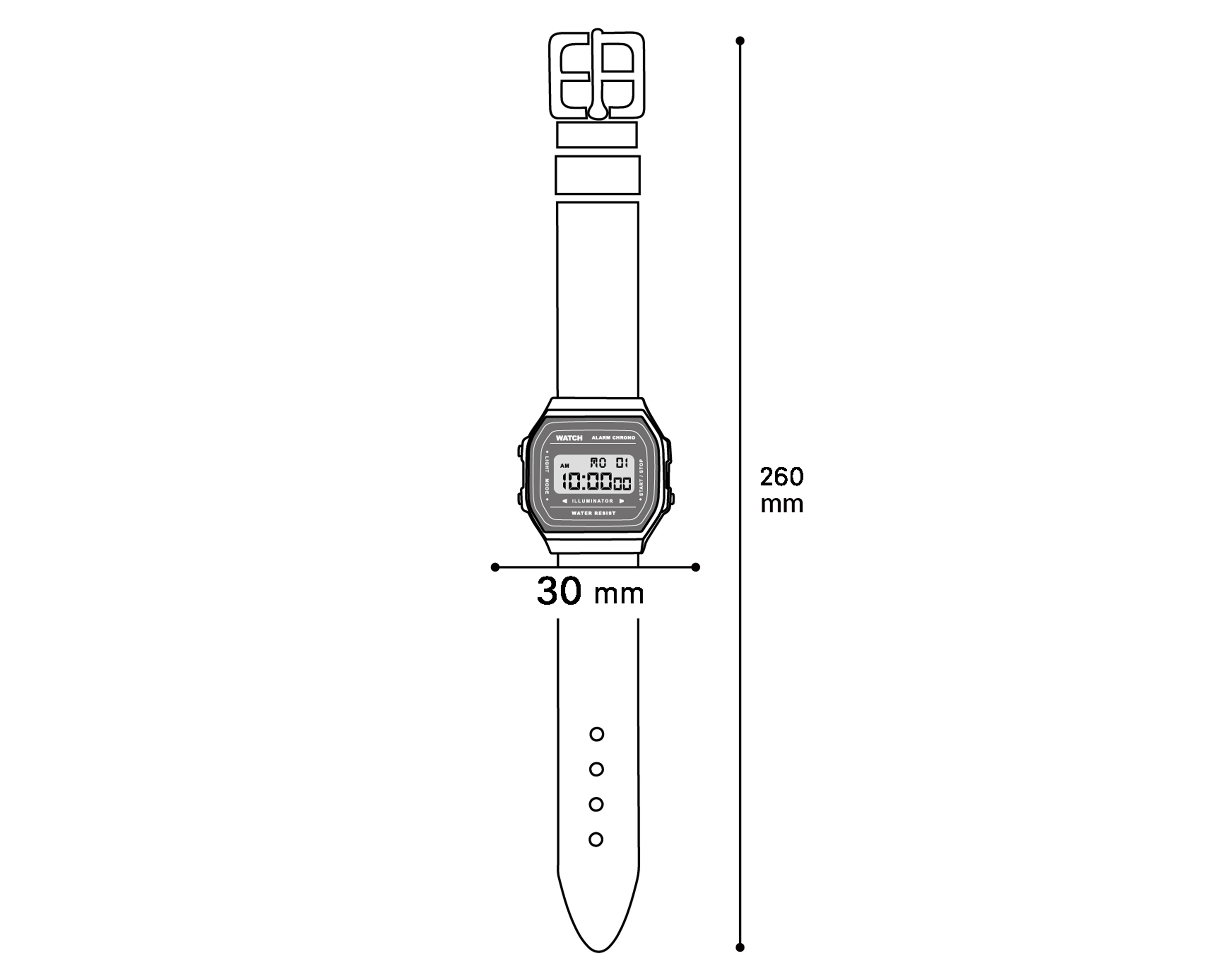 Foto 8 | Foto 8 | Reloj para Mujer Casio Azul F-91WS-2CF
