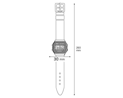 Foto 8 | Foto 8 | Reloj para Mujer Casio Azul F-91WS-2CF