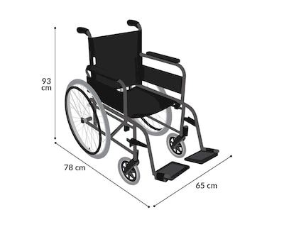 Foto 5 | Foto 5 | Silla de Ruedas Handy Plegable con Frenos