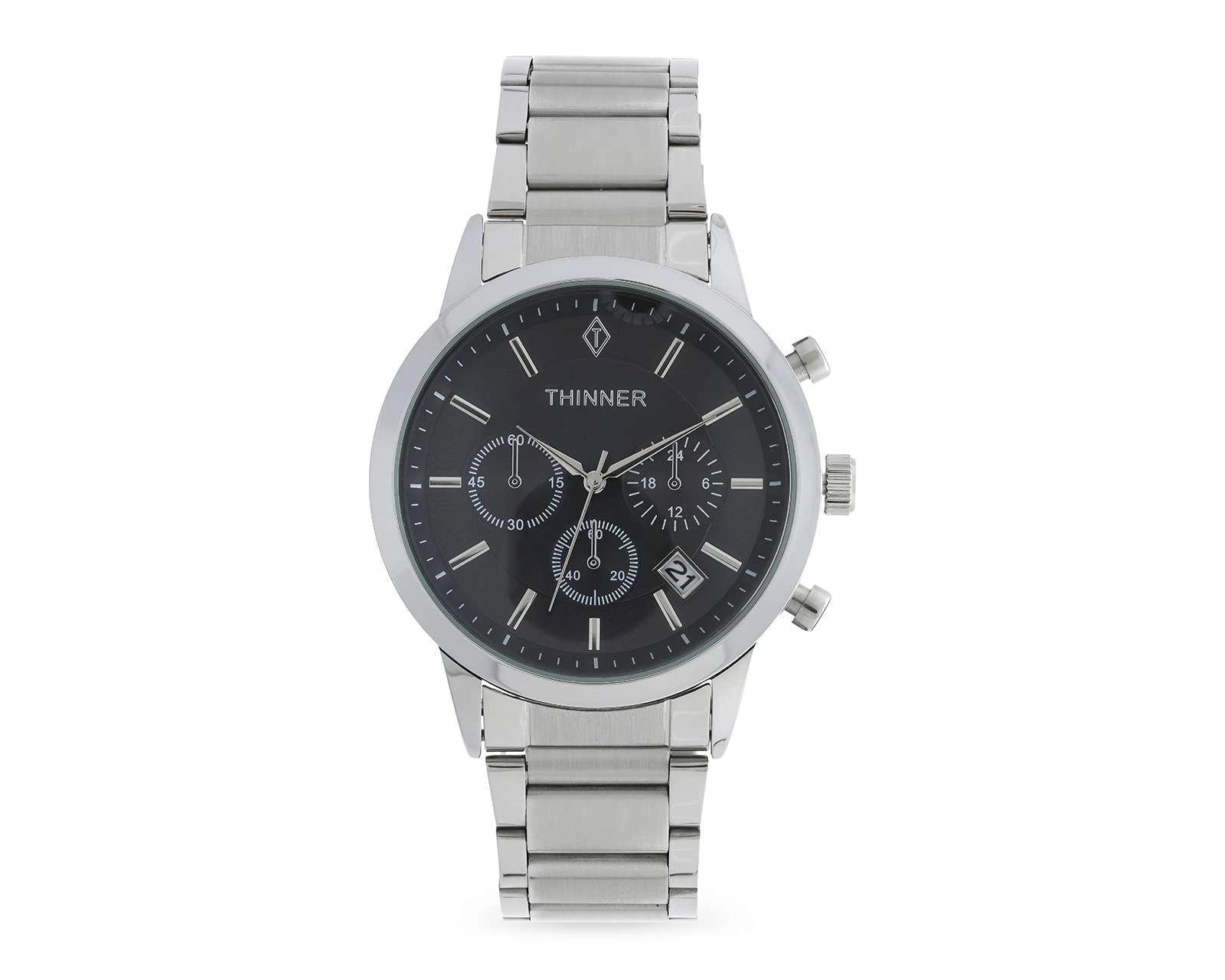 Reloj para Hombre Thinner UT-A8035 Plateado