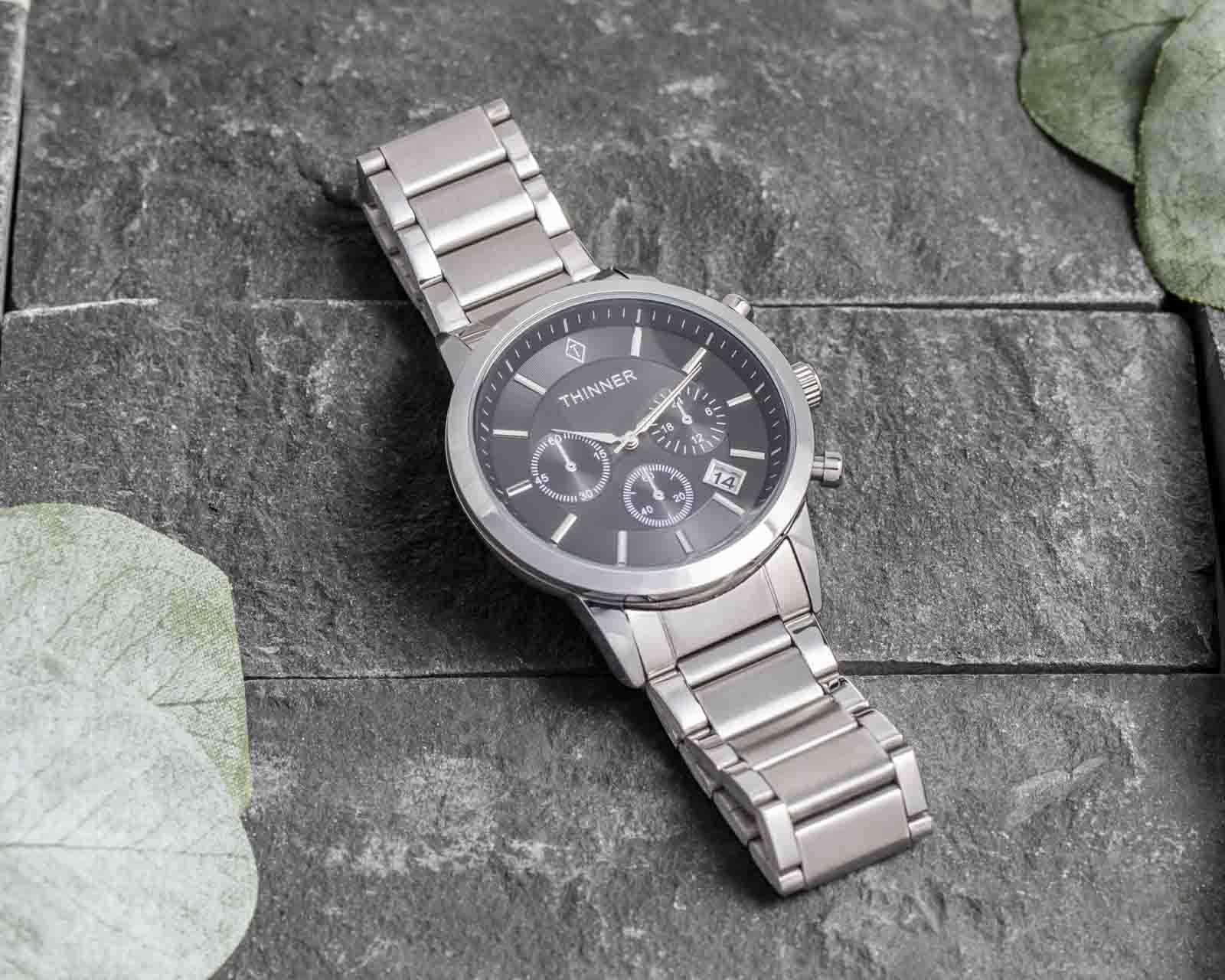 Foto 7 pulgar | Foto 6 | Reloj para Hombre Thinner UT-A8035 Plateado
