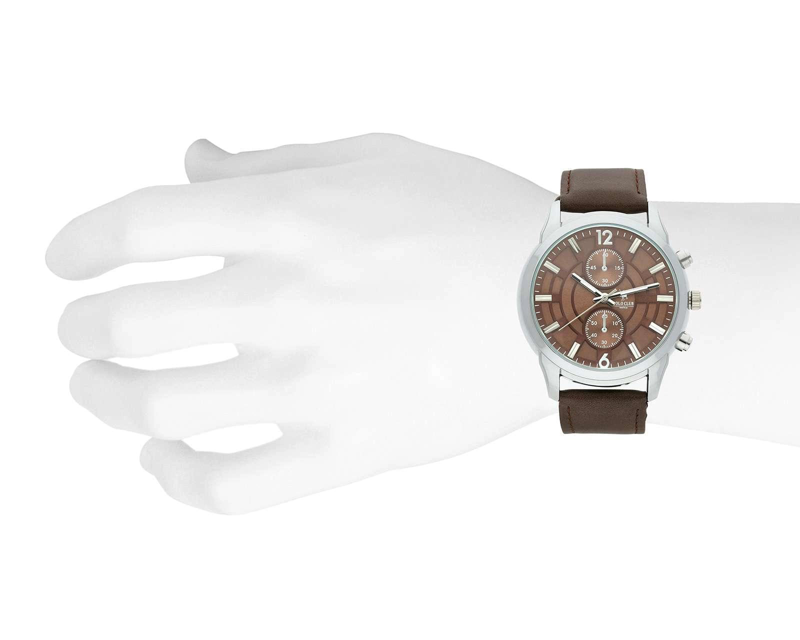 Foto 5 | Foto 5 | Reloj para Hombre York Team Polo Club MTN-2201-4 Café