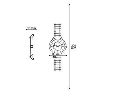 Foto 6 | Foto 6 | Reloj para Mujer Refill K9021 Blanco