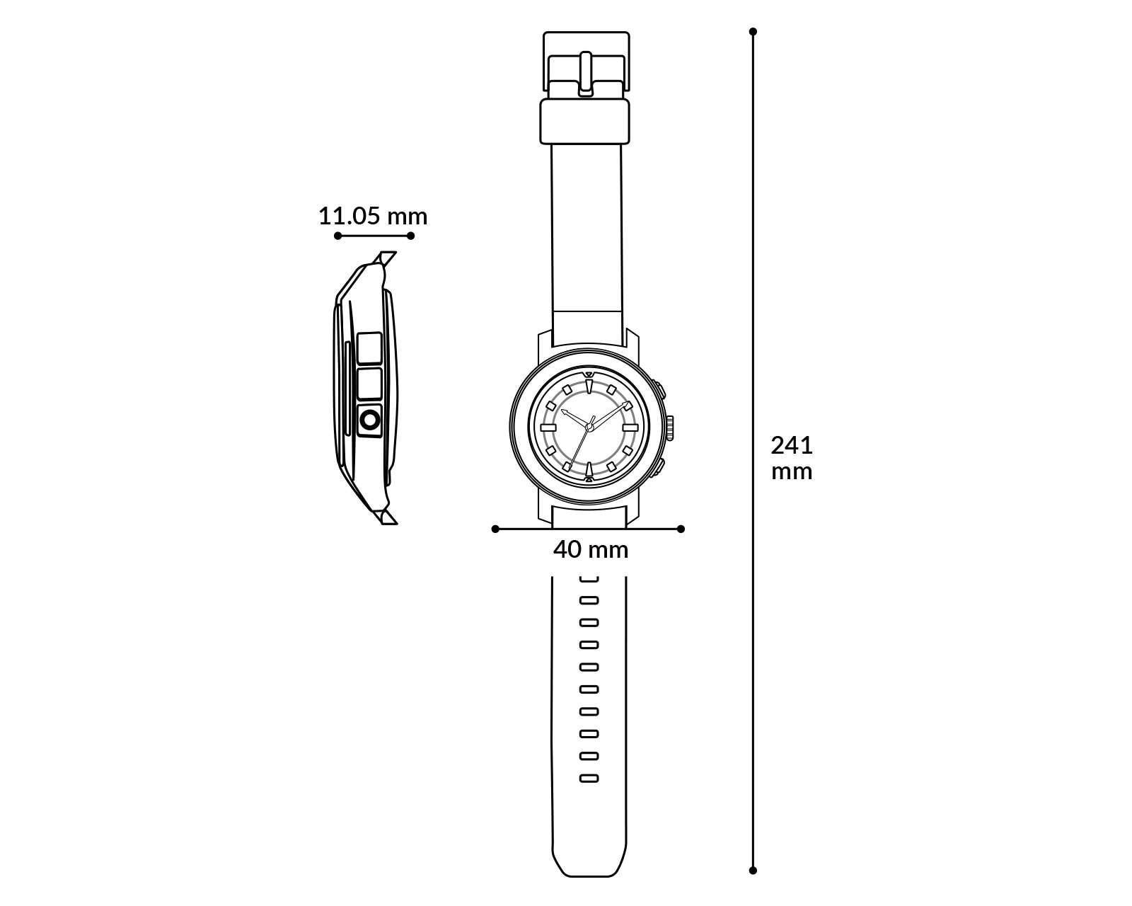 Foto 8 pulgar | Foto 7 | Reloj para Hombre Bulova 98A270 Negro