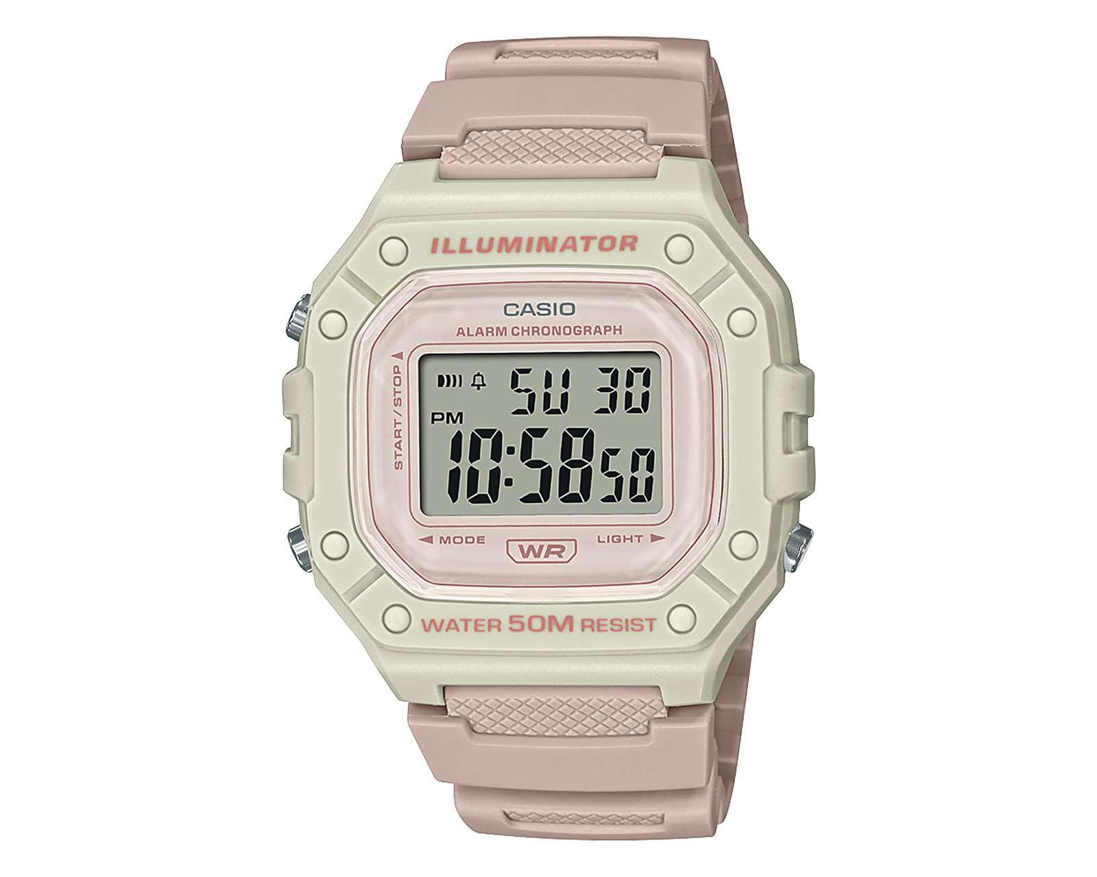 Foto 2 pulgar | Foto 1 | Reloj para Mujer Casio W-218HC-4A2VCF Rosa