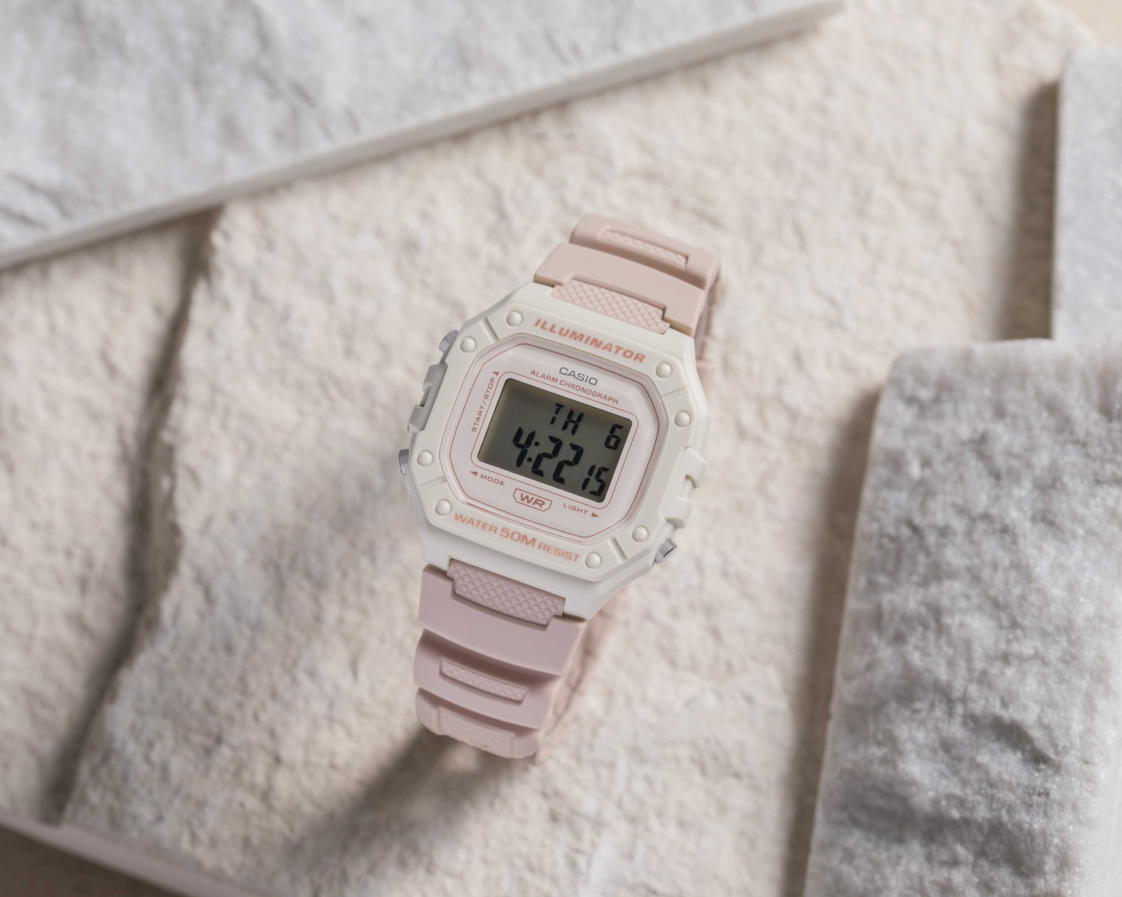 Foto 3 pulgar | Foto 2 | Reloj para Mujer Casio W-218HC-4A2VCF Rosa