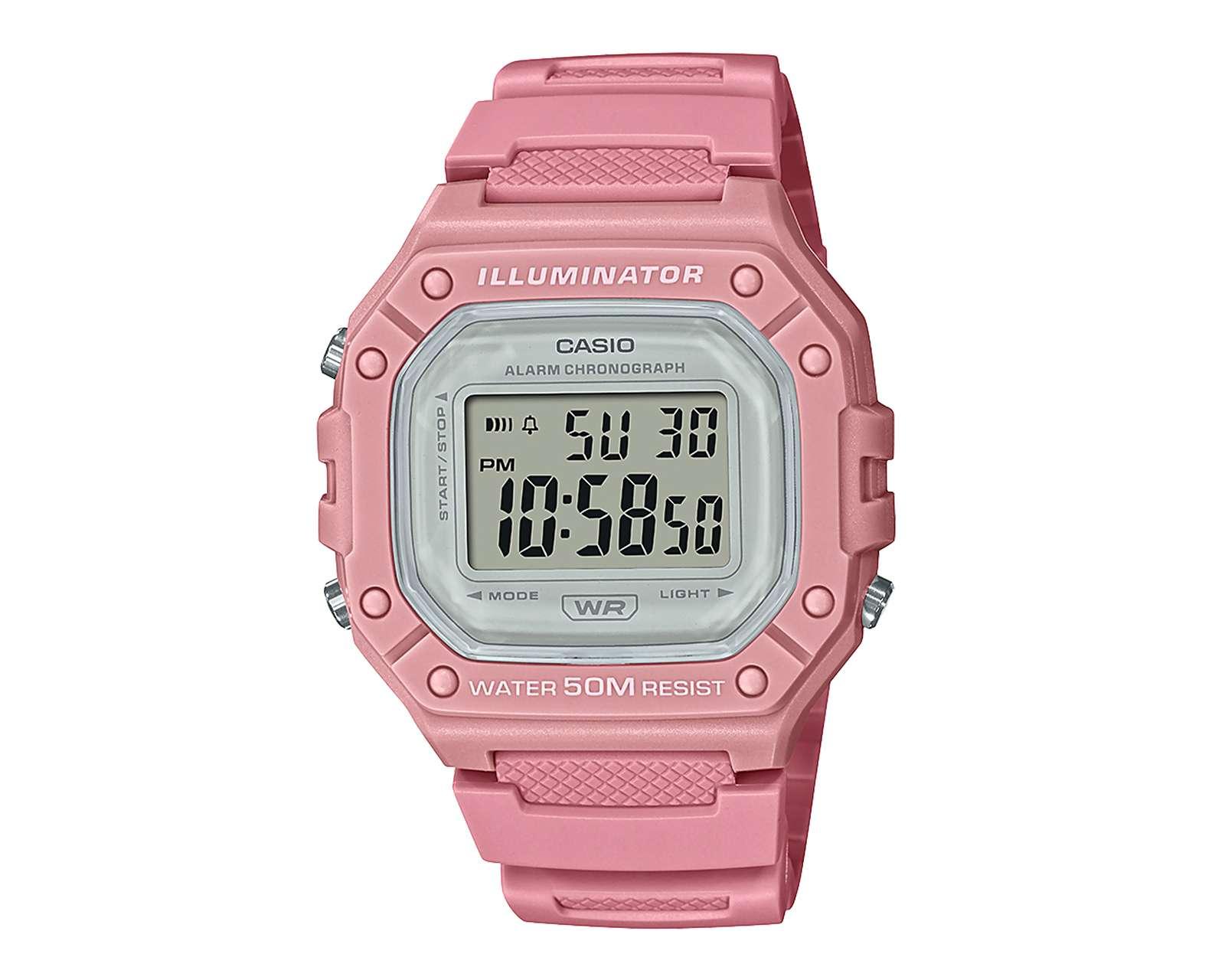 Foto 2 pulgar | Foto 1 | Reloj para Mujer Casio W-218HC-4AVCF Rosa