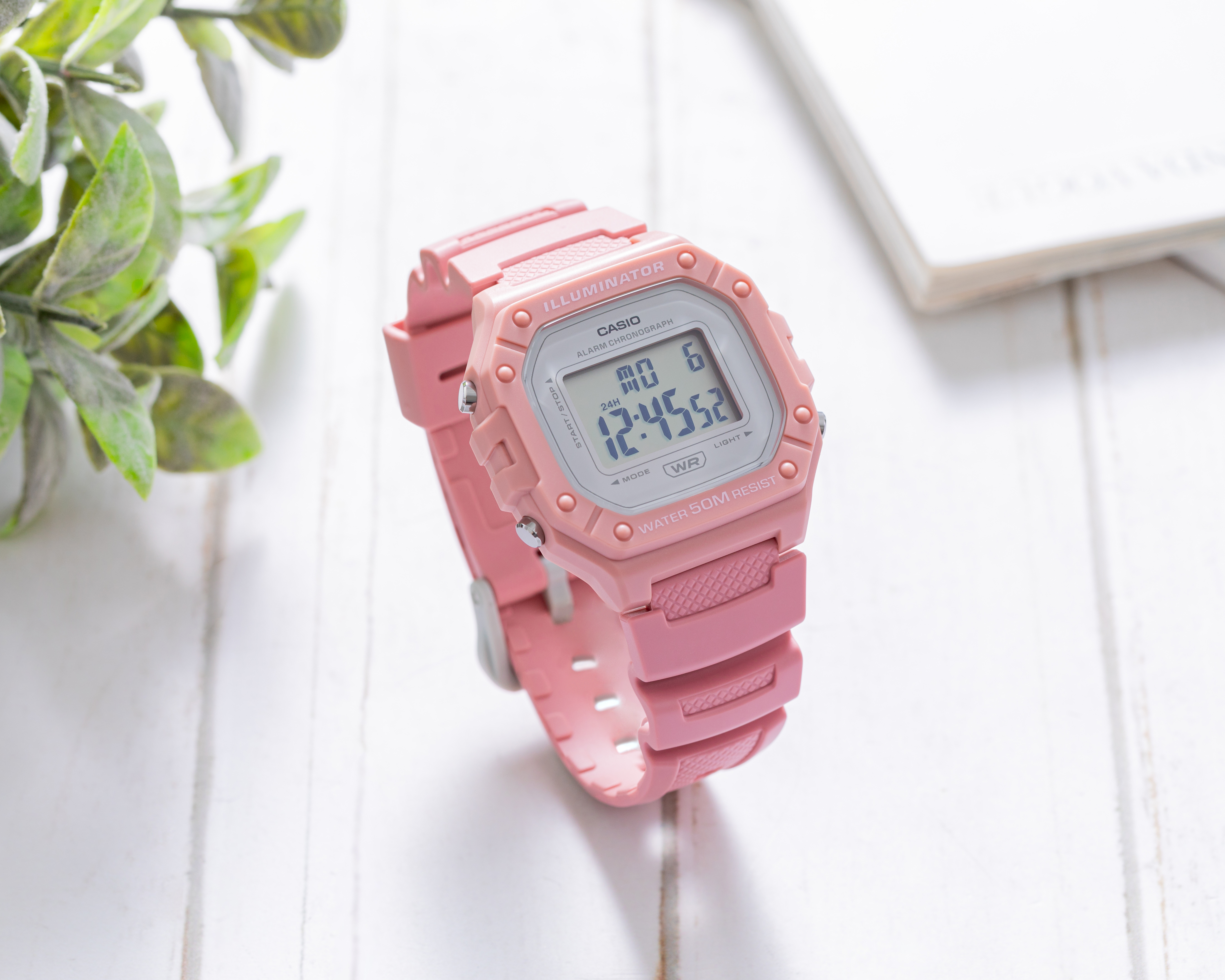 Foto 3 pulgar | Foto 2 | Reloj para Mujer Casio W-218HC-4AVCF Rosa
