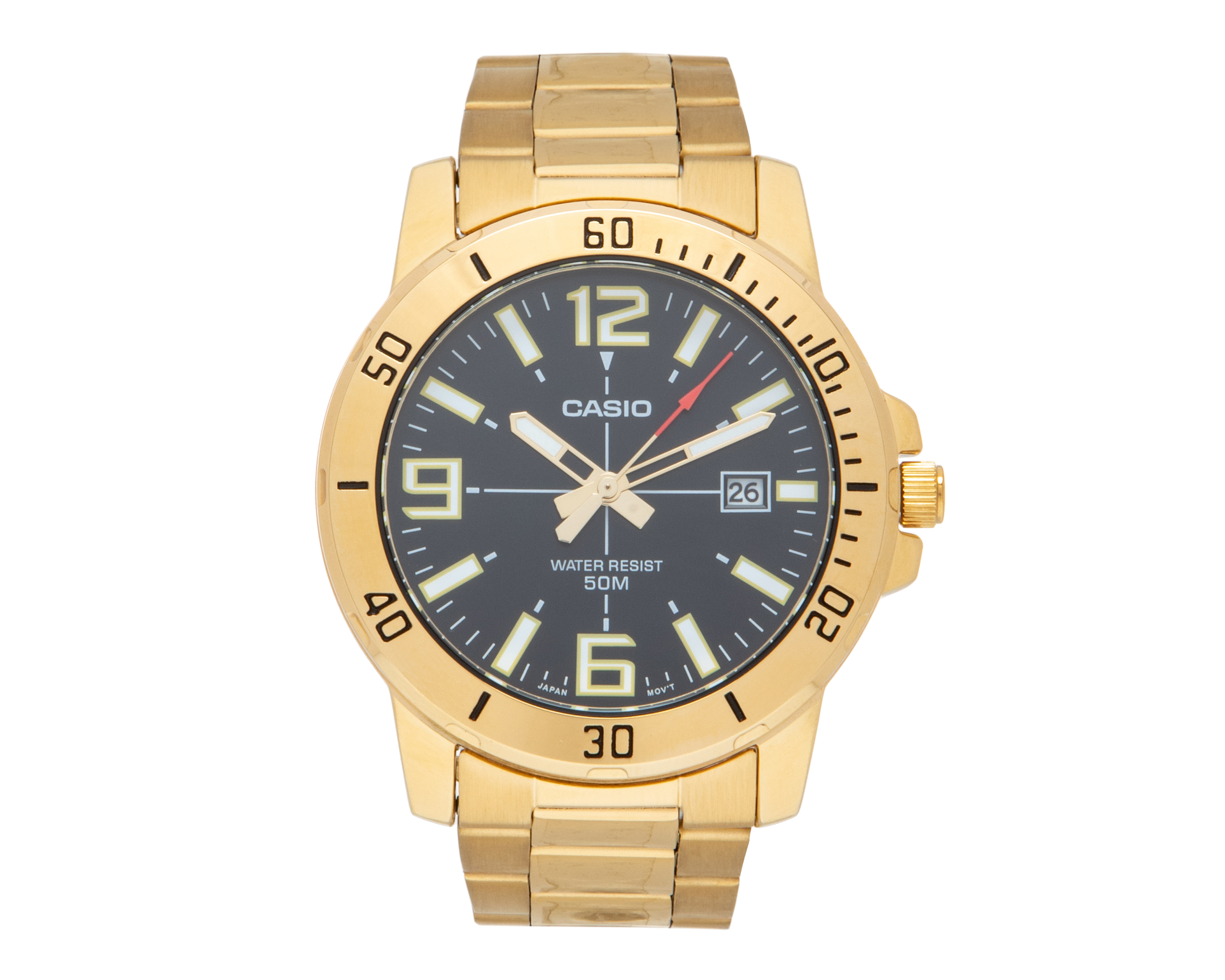 Foto 1 | Foto 1 | Reloj para Hombre Casio MTP-VD01G-1BVCF Dorado