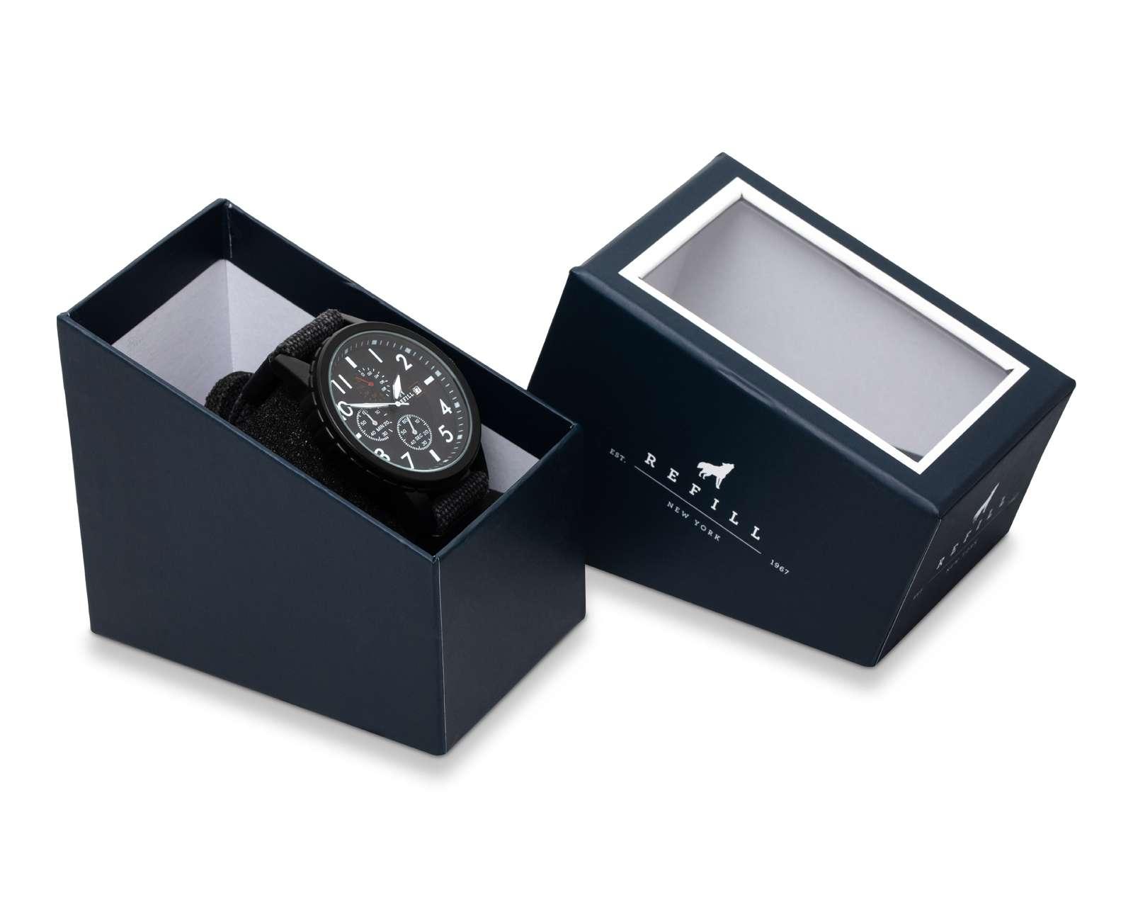 Foto 3 | Foto 5 | Reloj Refill LB-M1043 Negro